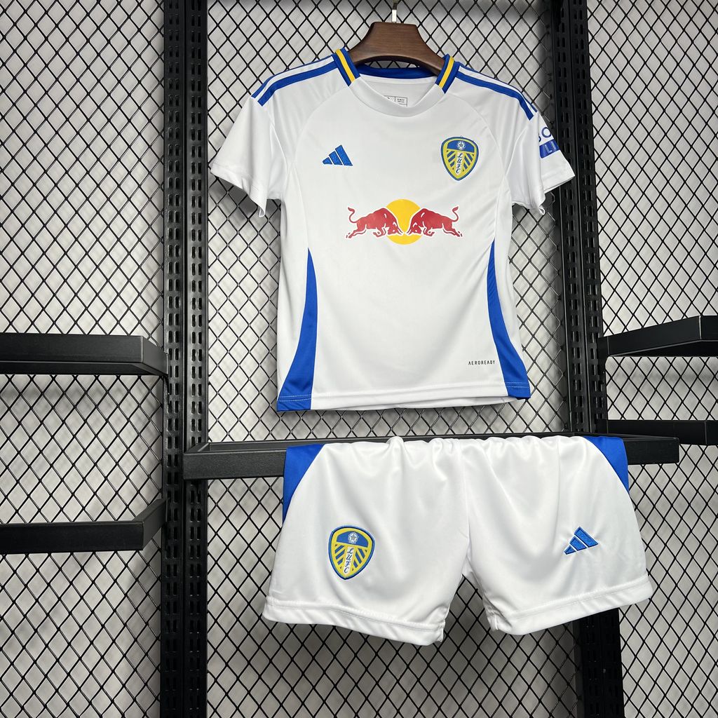 SIUjerseys-Leeds United 24-25 Home Stadium Kids Kit