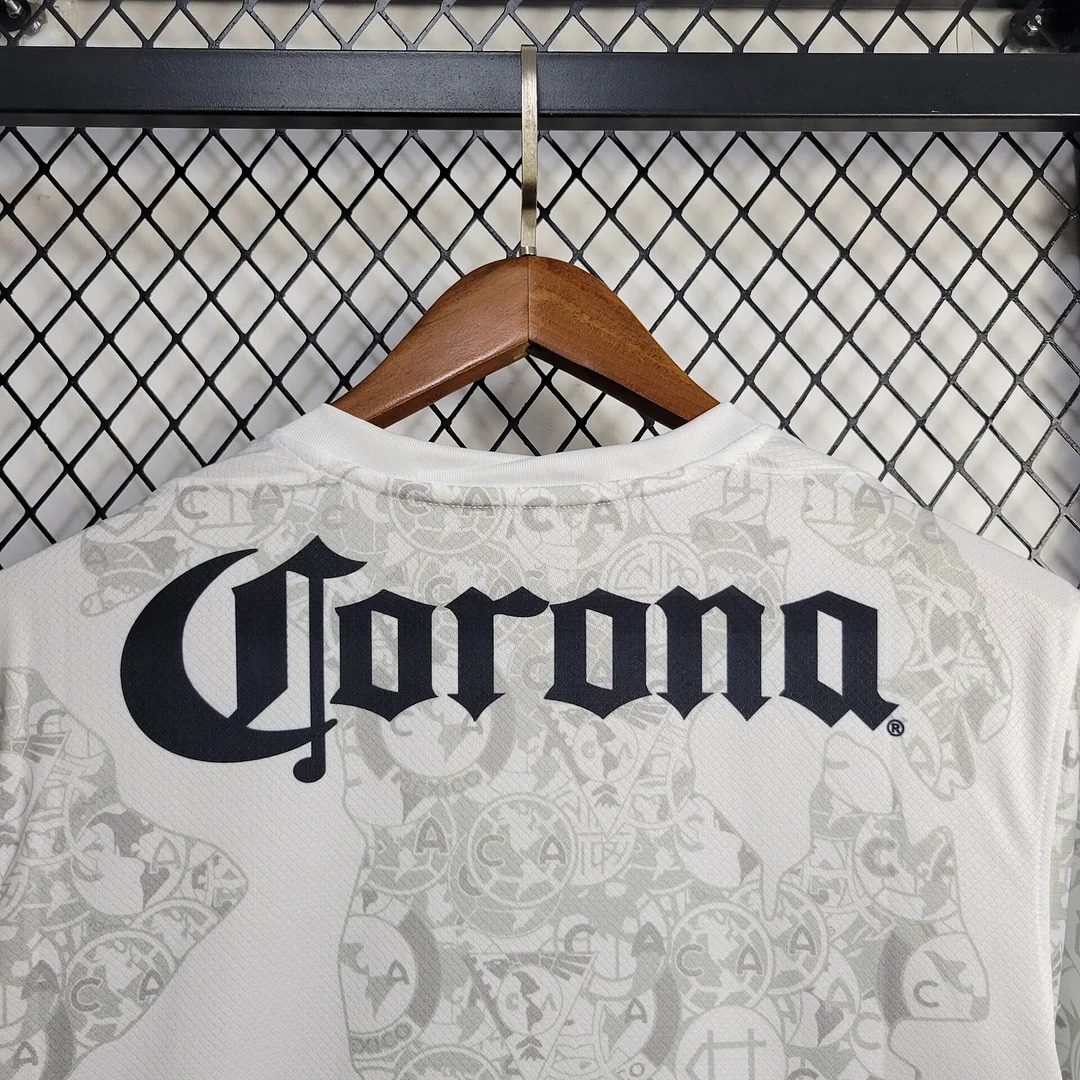 SIUjerseys-Club América 24-25 White Goalkeeper Jersey - Fans Version