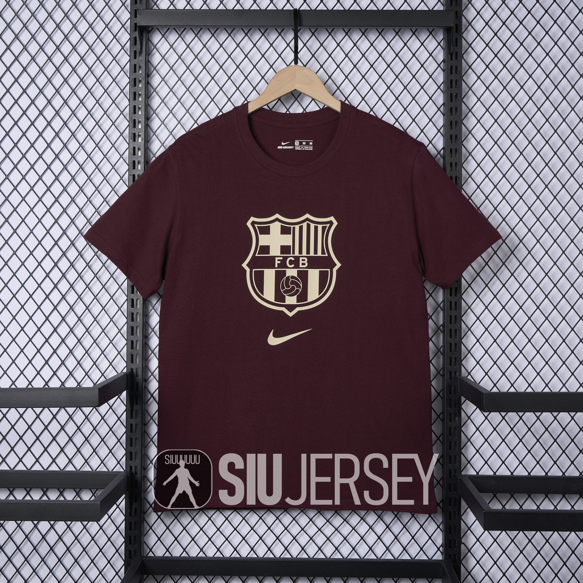 SIUjerseys-Barcelona 24-25 Red Big LOGO T-Shirt