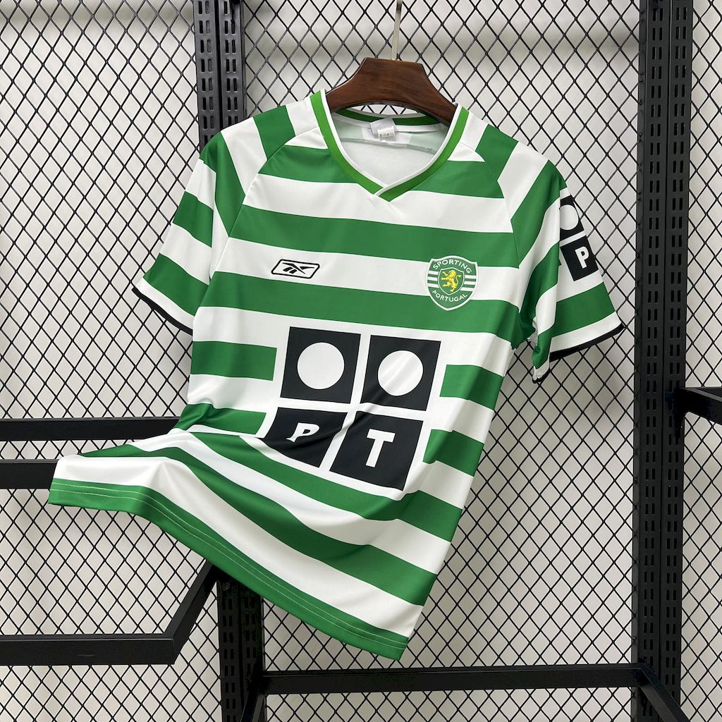 unitedfutballjersey-Retro Sporting CP 03-04 Home Stadium Jersey