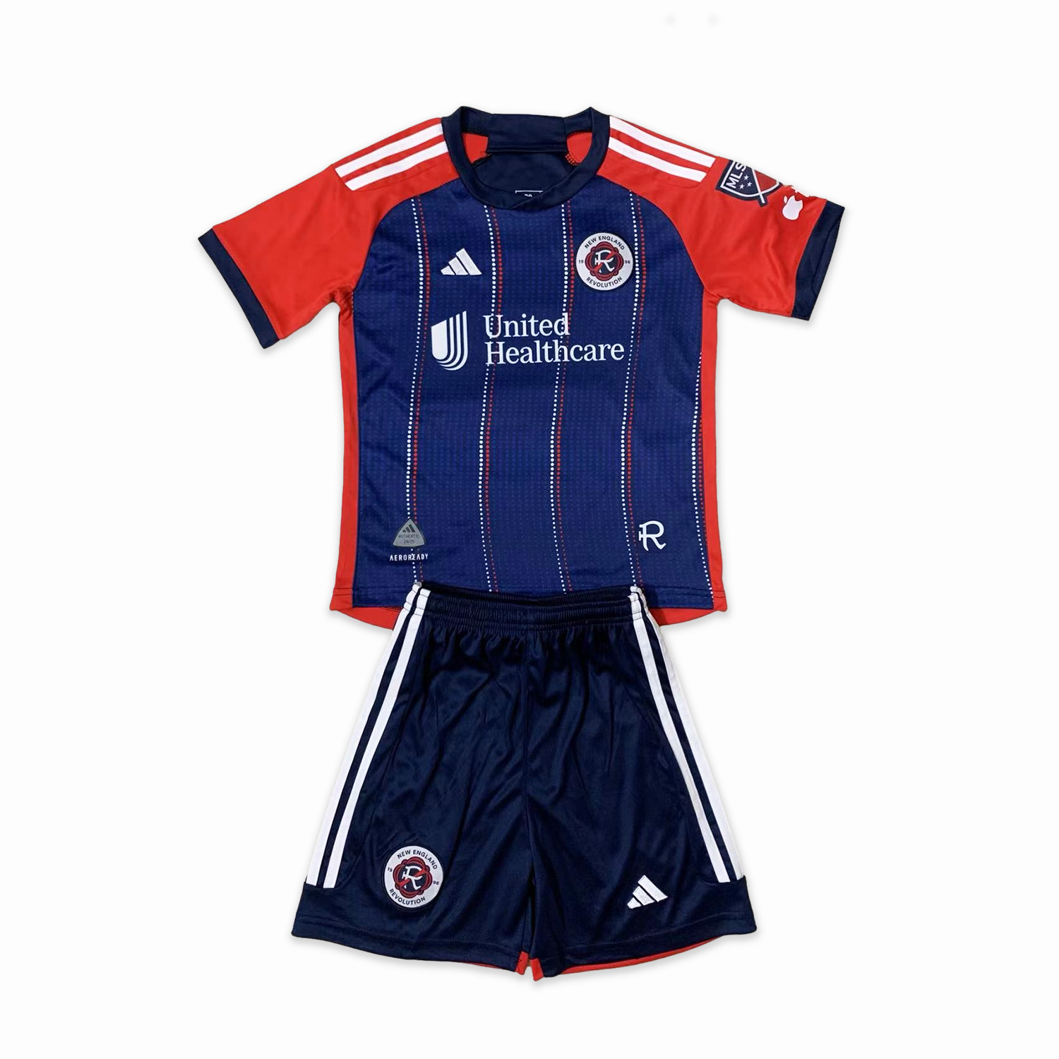 SIUjerseys-New England Revolution 2024 Home Men's Adult Jersey Set - Fans Version