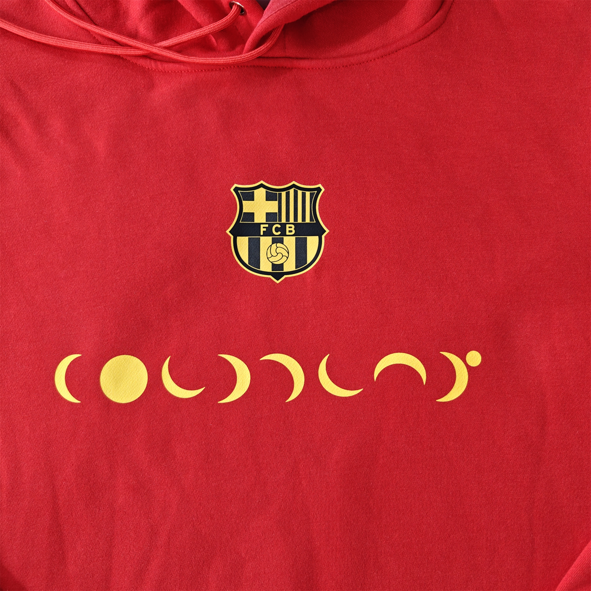 unitedfutballjersey-Barcelona X Coldplay 24-25 Moon Silhouette Hoodie - Red