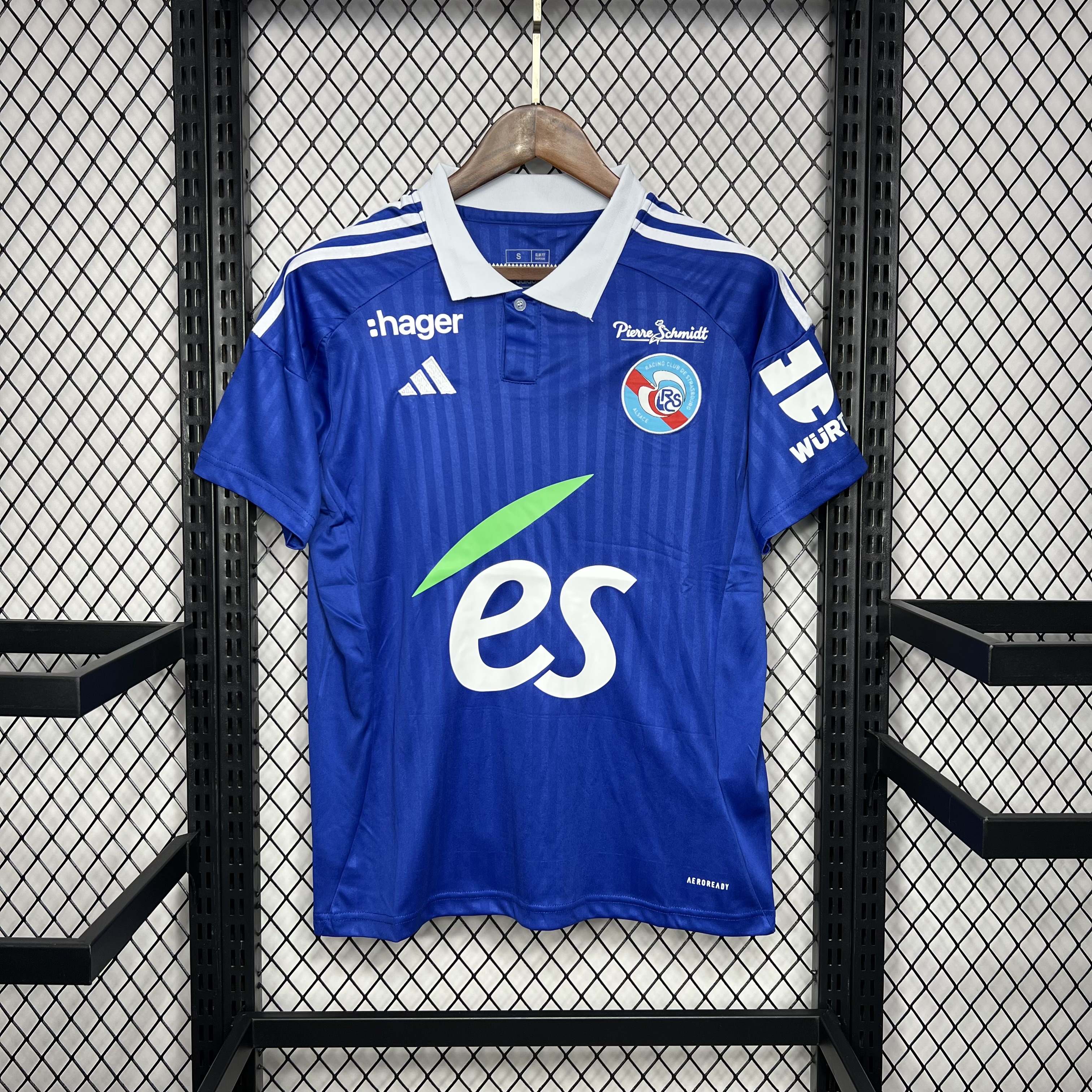 unitedfutballjersey-Strasbourg 24-25 Home Stadium Jersey - Fans Version