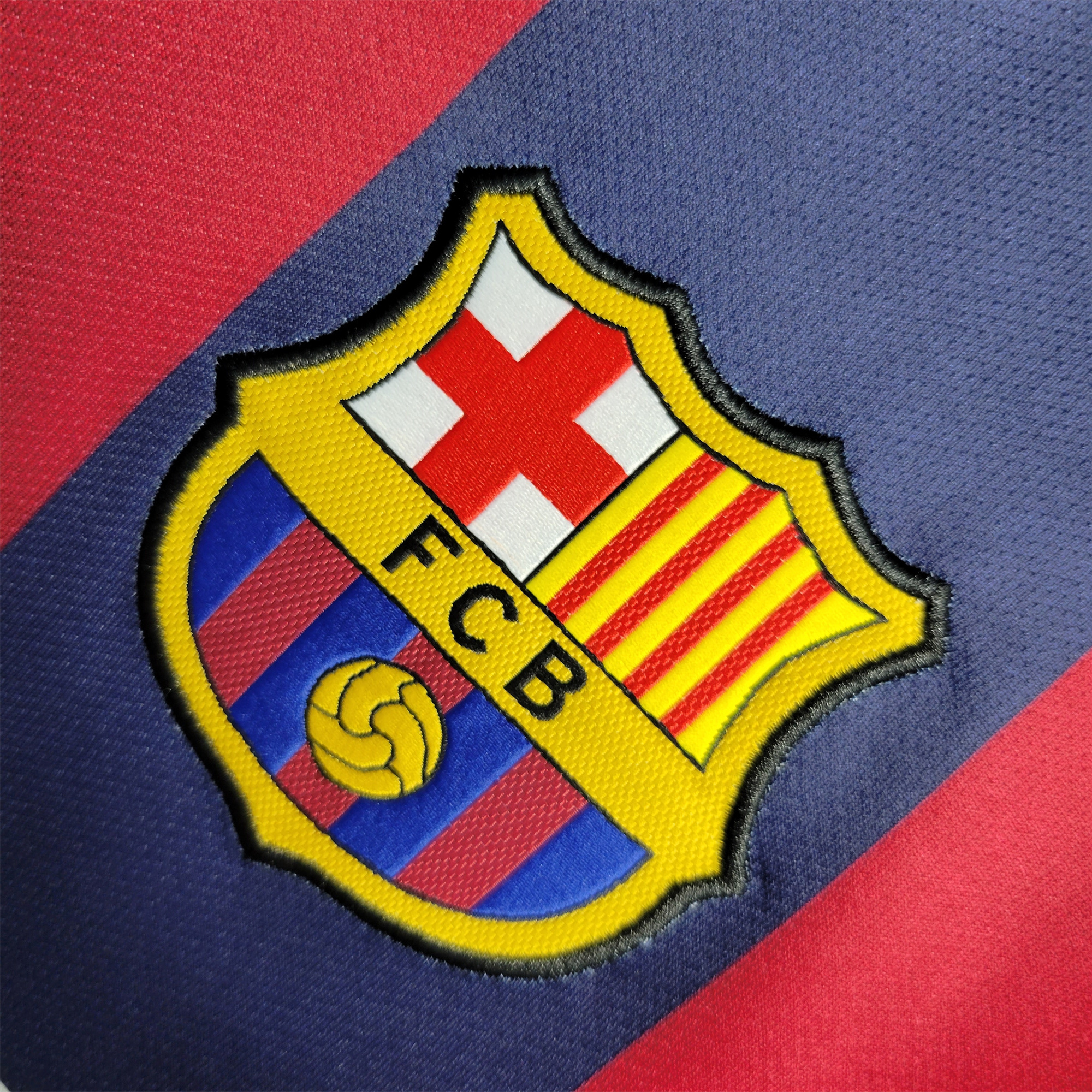 SIUjerseys-Retro Barcelona 14-15 Home Stadium Jersey