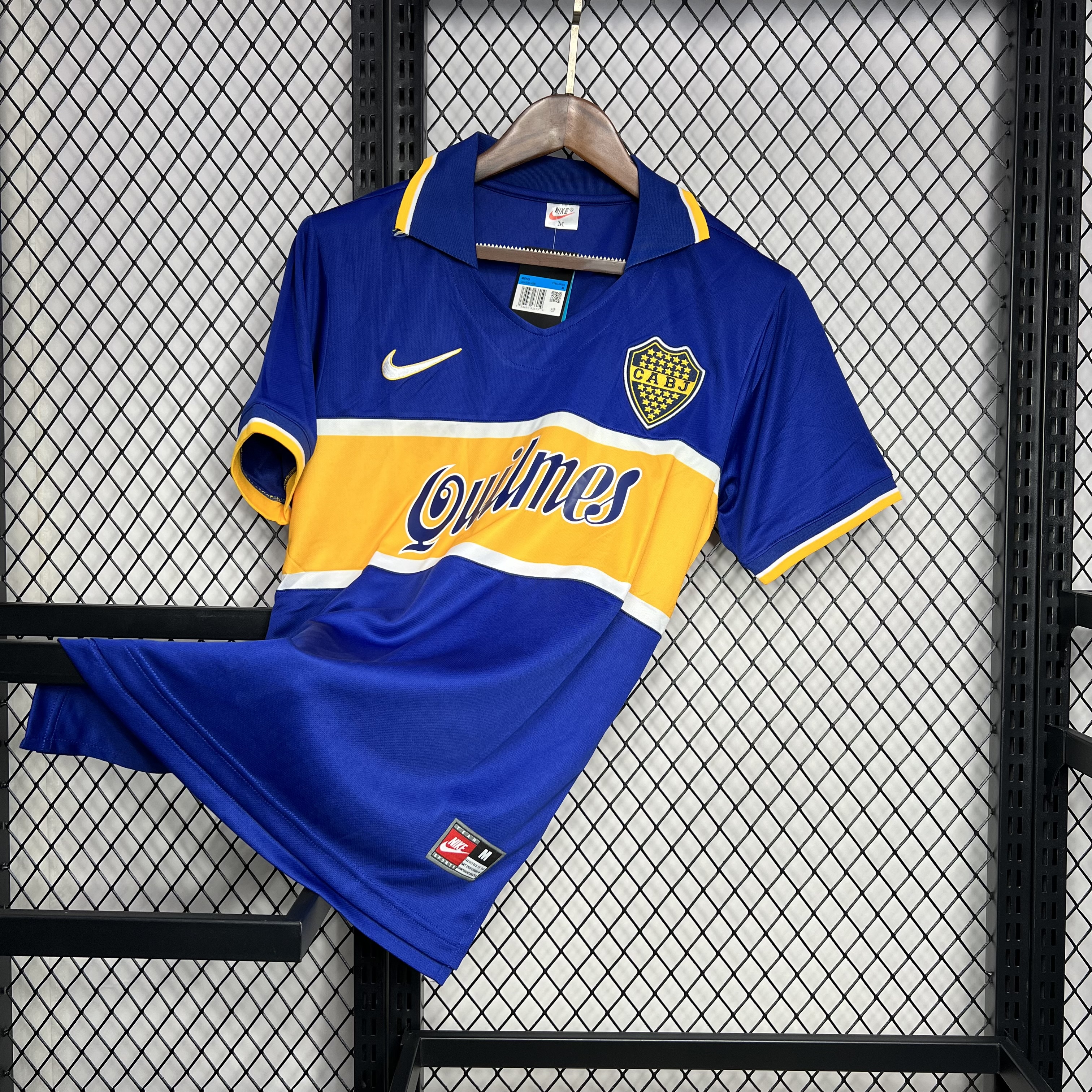 SIUjerseys-Retro Boca Juniors 1996-97 Home Stadium Jersey