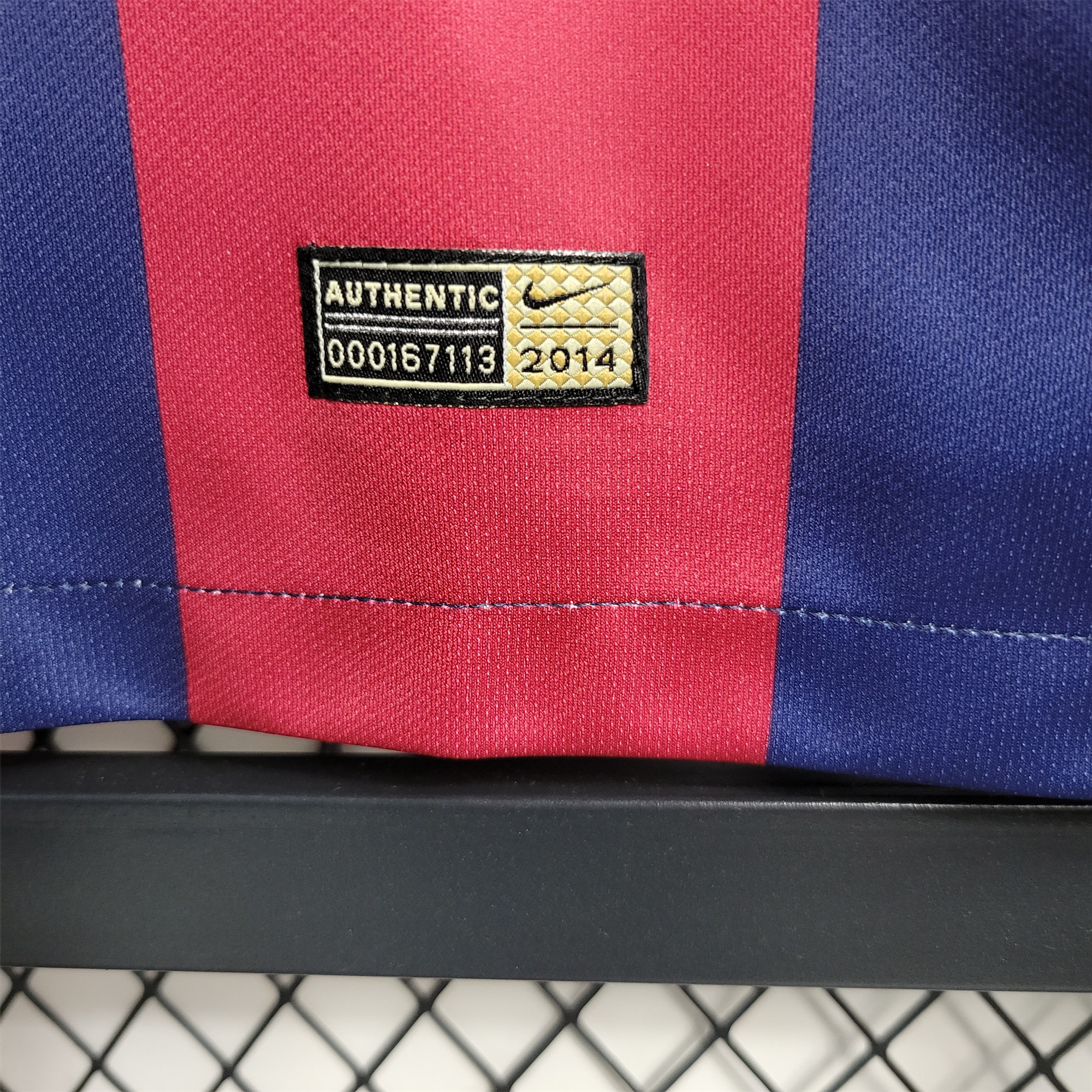 SIUjerseys-Retro Barcelona 14-15 Home Stadium Jersey