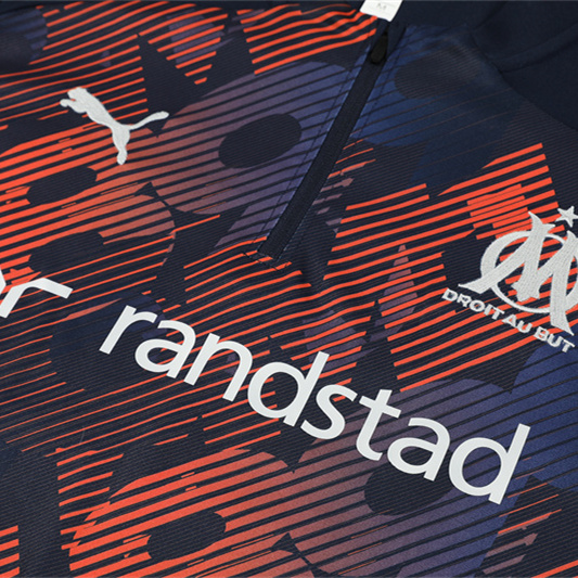 SIUjerseys-Marseille 24-25 Long Sleeve Training Set - Camo