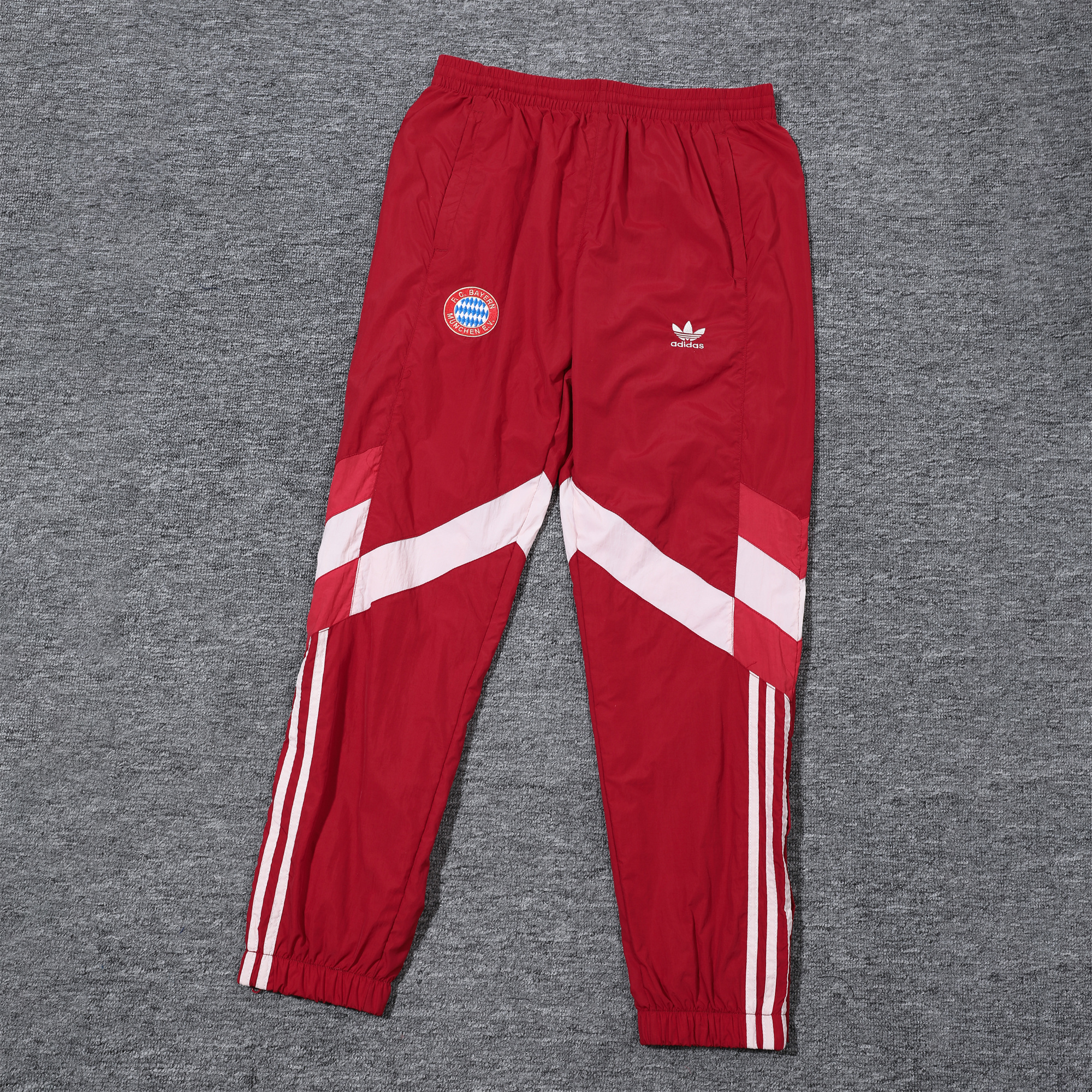 SIUjerseys-Bayern Munich 24-25 Originals LFSTLR Windbreaker Suit - Red Jackets & Pants