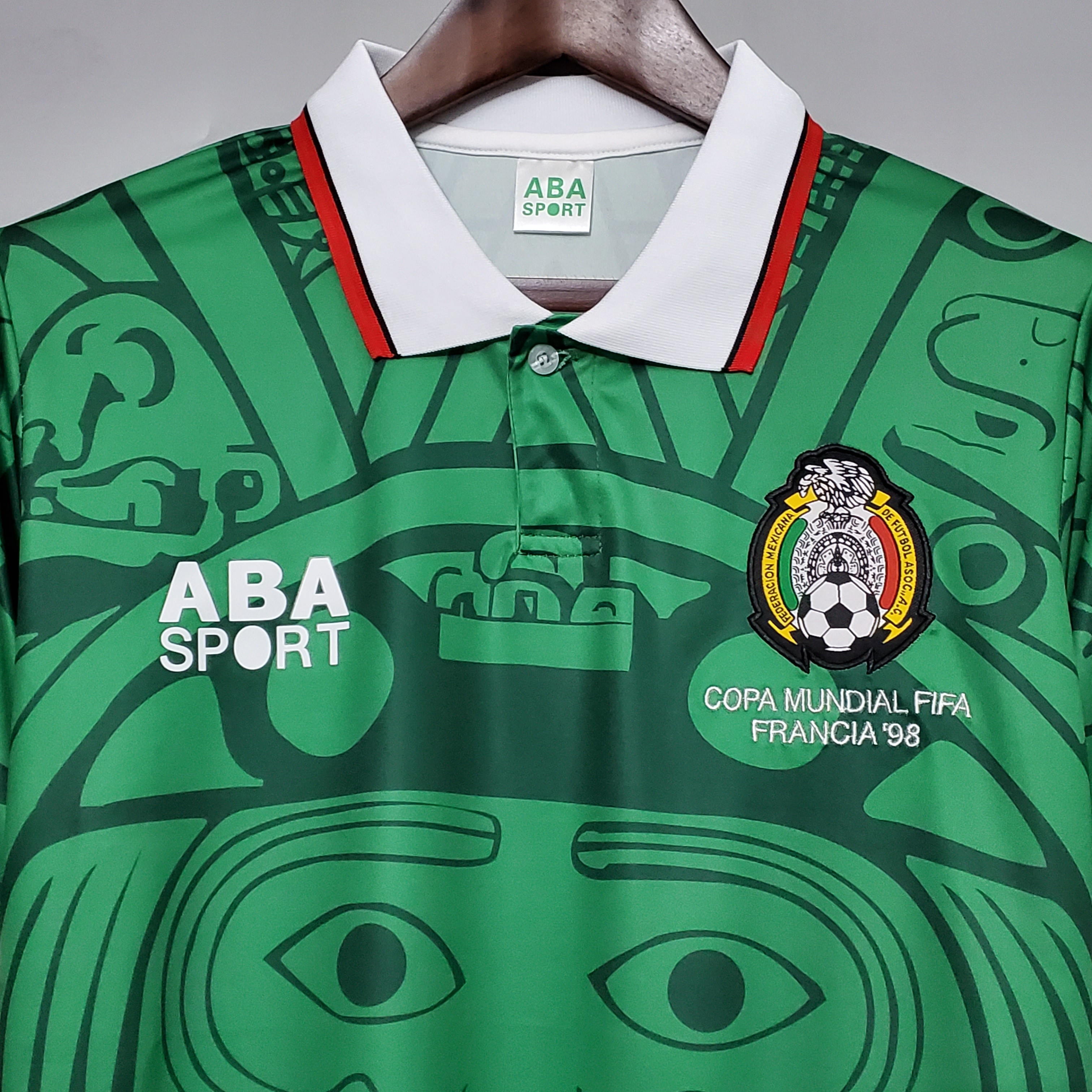 SIUjerseys-Retro Mexico 1998 Home Jersey