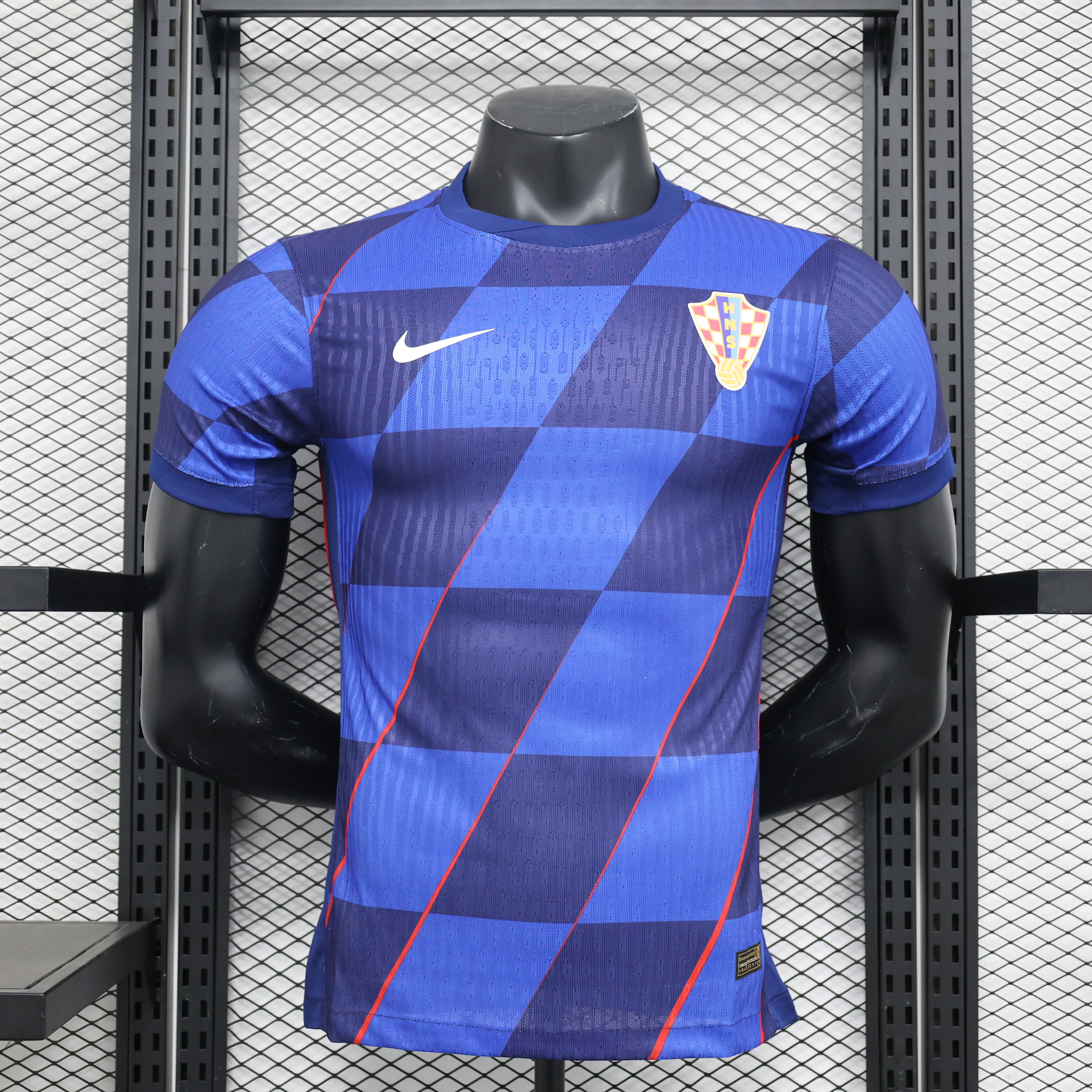 SIUjerseys-Croatia 2024 Away Stadium Jersey - Player Version
