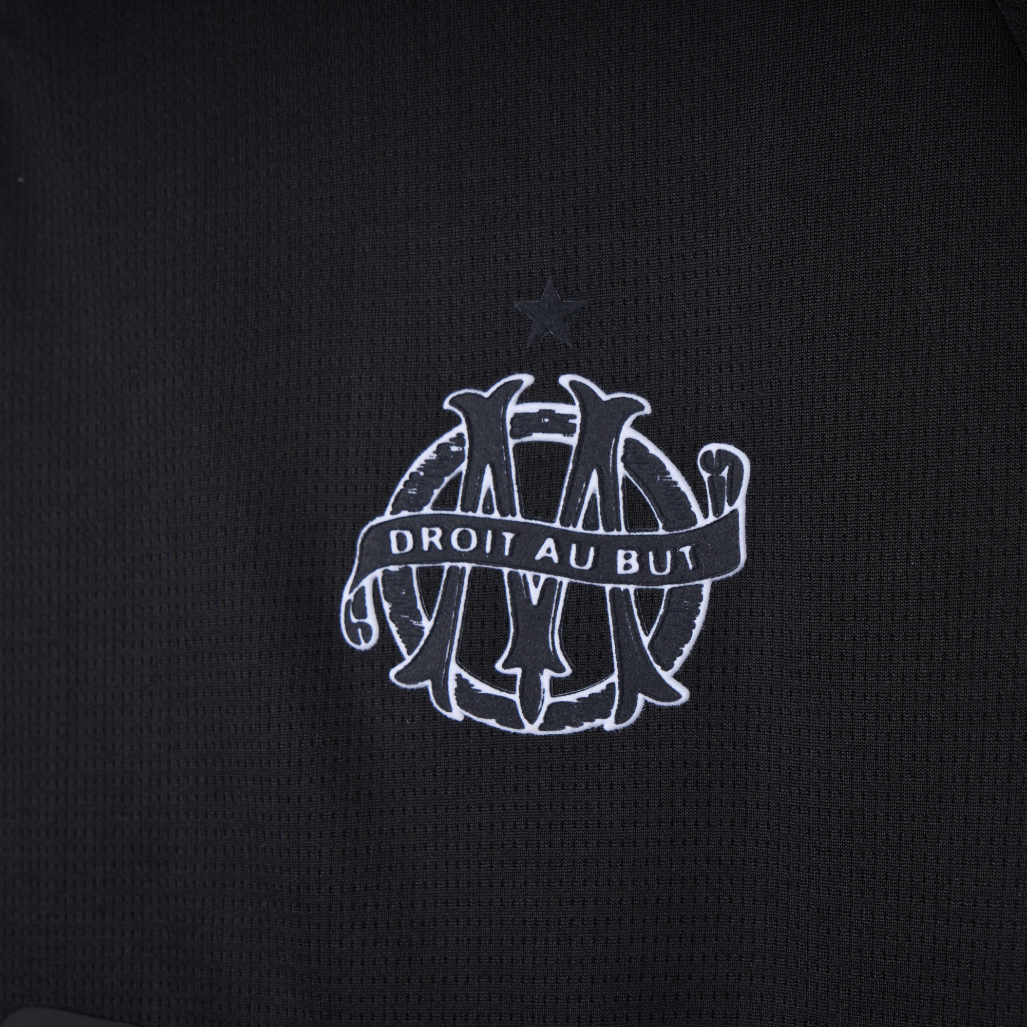 SIUjerseys-Marseille 24-25 125th Anniversary Black Jersey - Fans Version