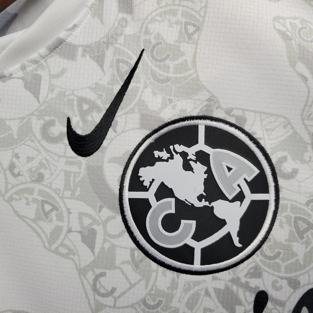 SIUjerseys-Club América 24-25 White Goalkeeper Jersey - Fans Version