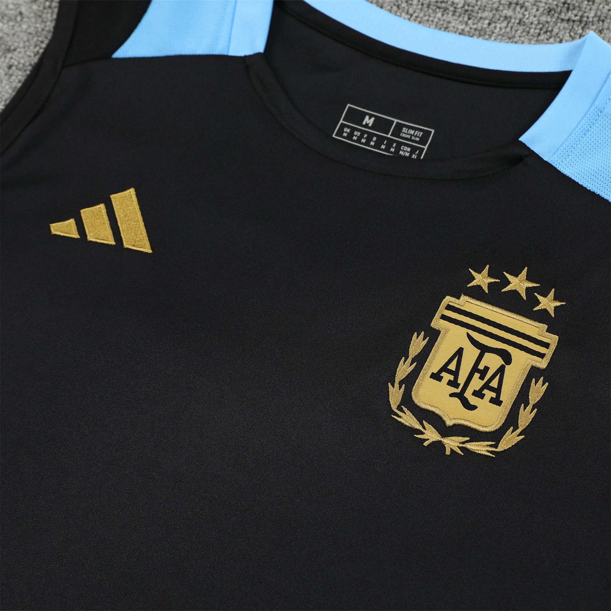 SIUjerseys-Argentina 24-25 Vest Training Set - Black