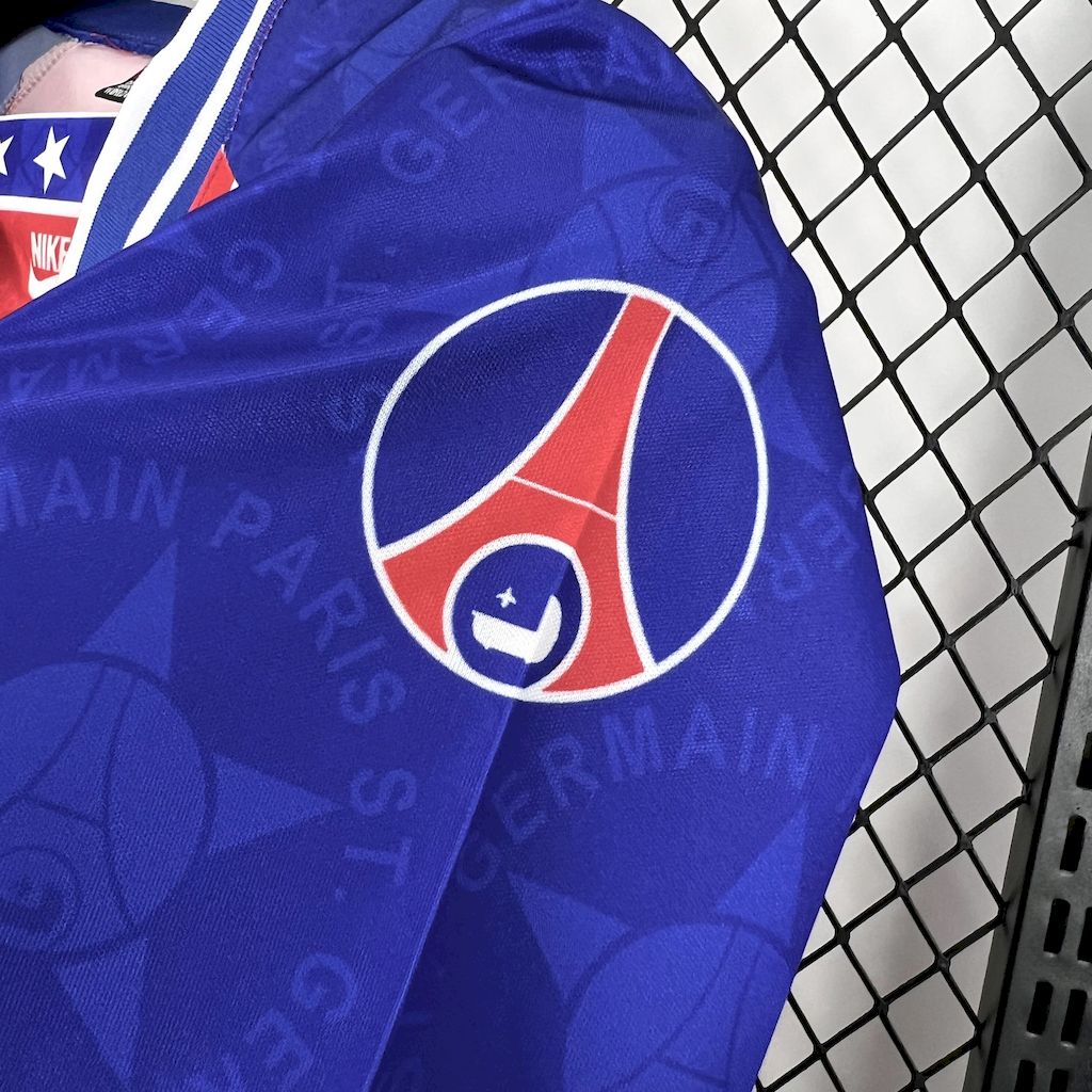 unitedfutballjersey-Retro Paris Saint-Germain PSG 1994-95 Home Unsponsored Jersey
