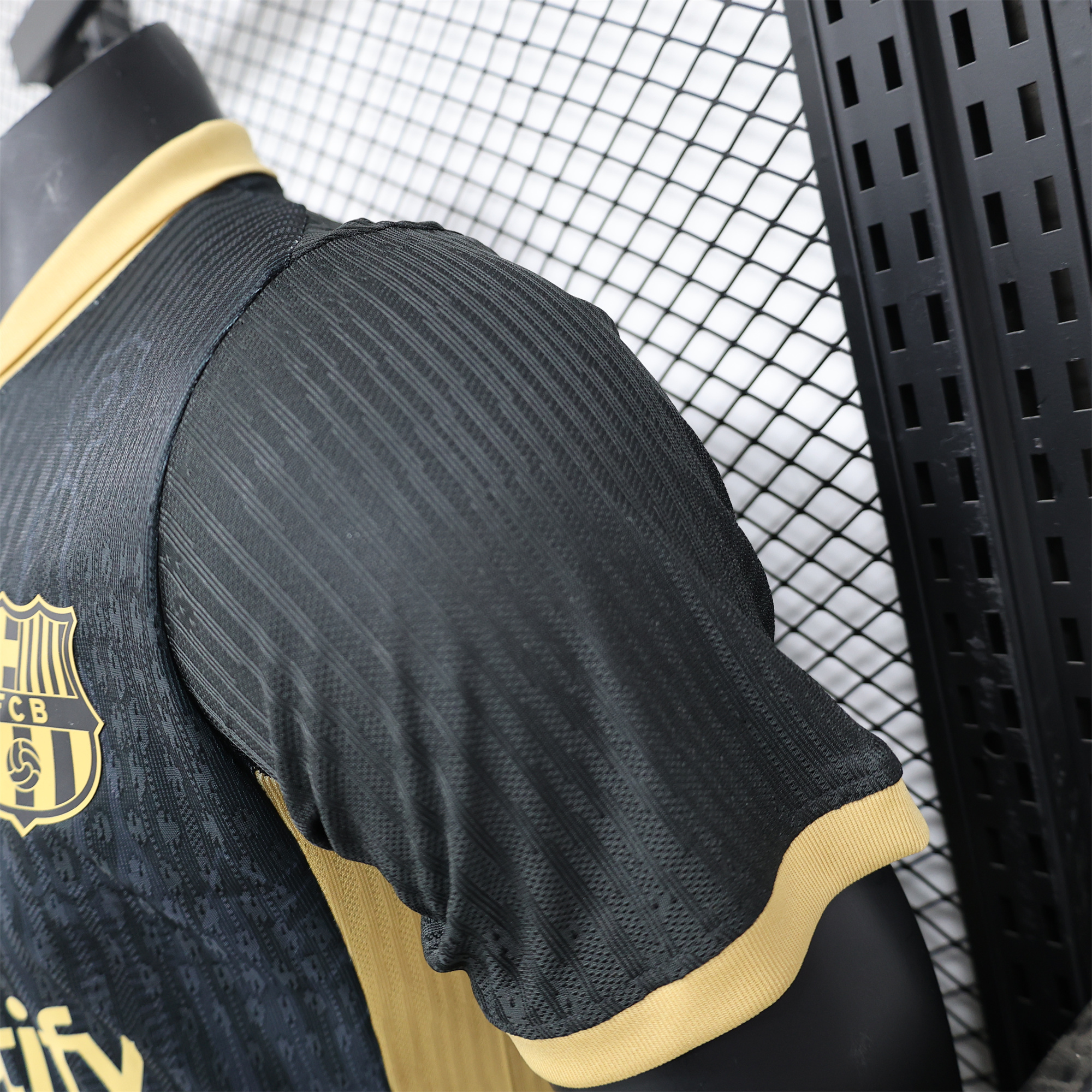 SIUjerseys-Barcelona 24-25 Black Gold Special Edition Jersey - Player Version