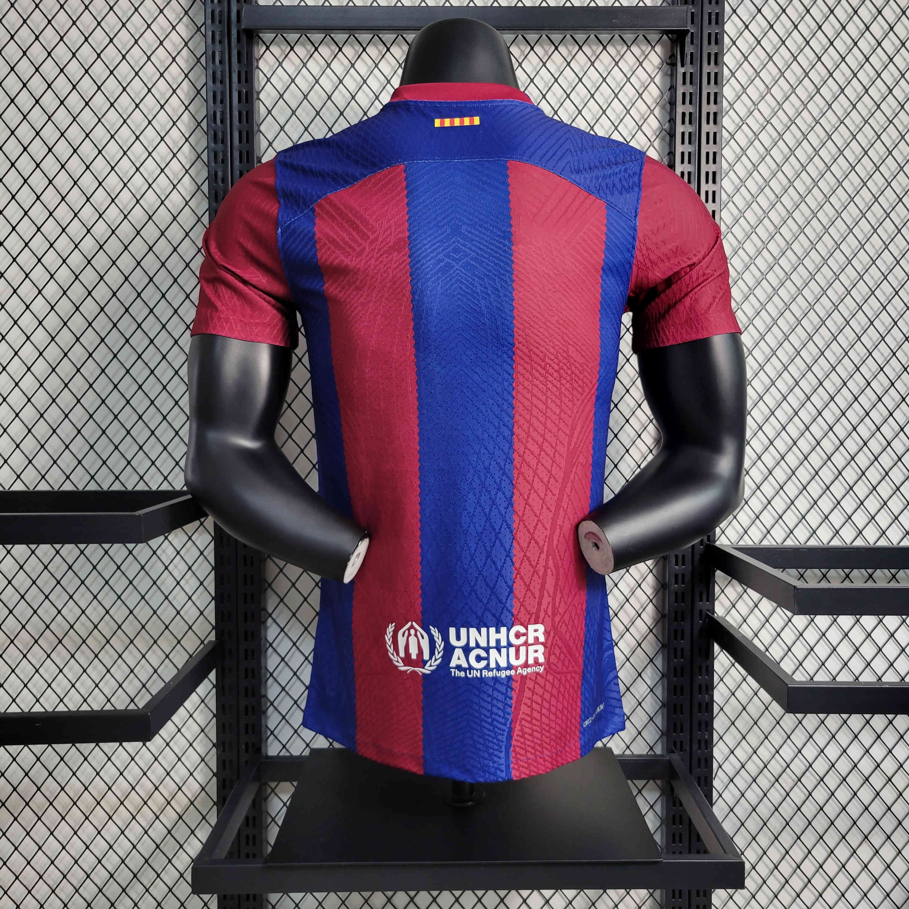 unitedfutballjersey-Barcelona 23-24 Home Stadium Jersey - Player Version