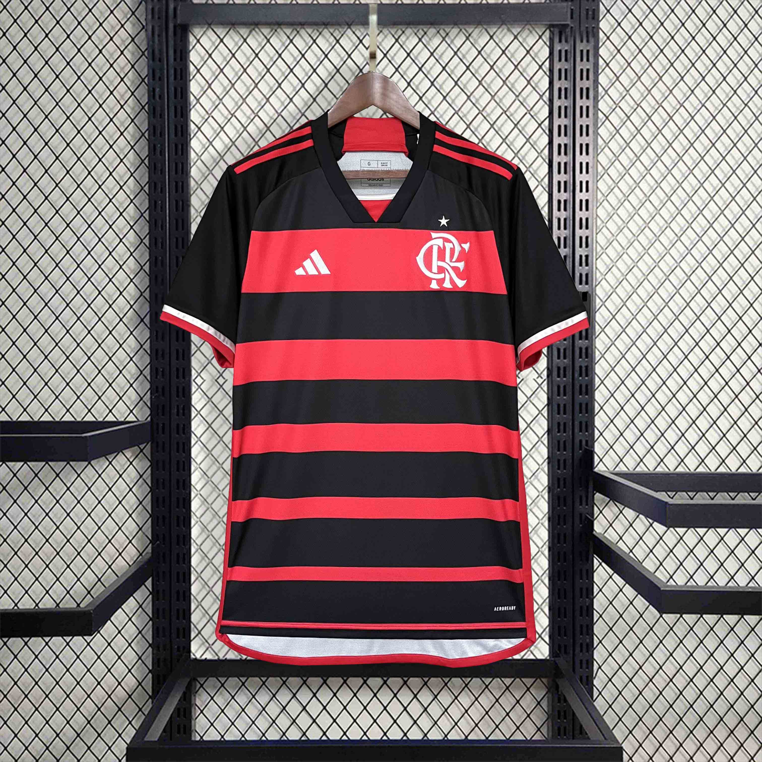 ManixJersey.com | Flamengo 24-25 Home Stadium Jersey - Fans Version -Customize Name, Number and Patch | Worldwide Shipping
