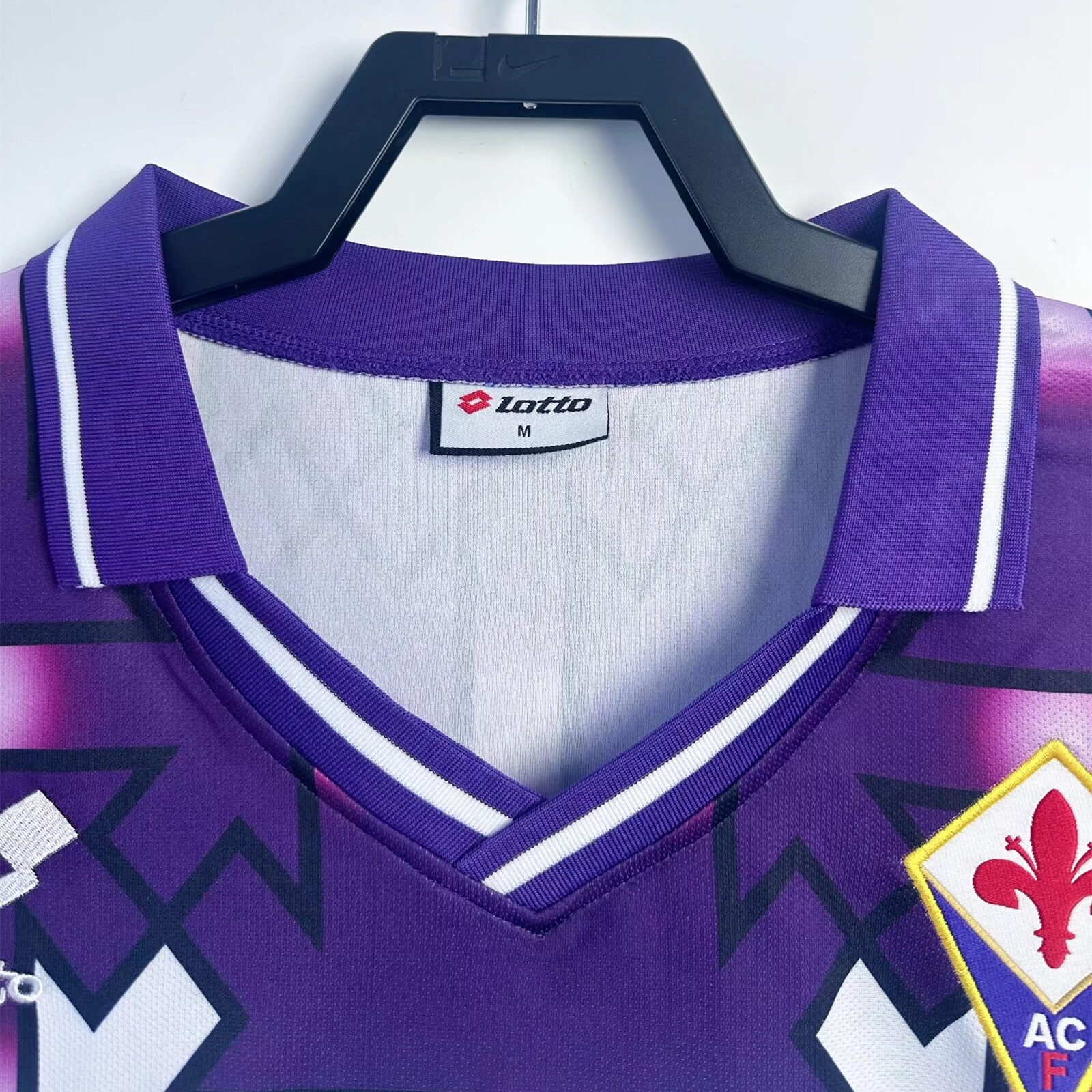 SIUjerseys-Retro Fiorentina 1992-93 Away Long Sleeve Jersey