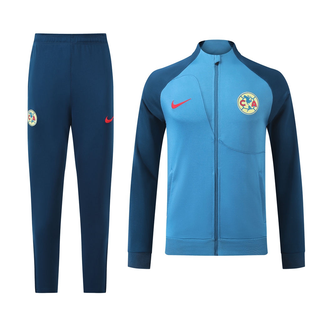 SIUjerseys-Club América 24-25 Jacket Training Tracksuit - Blue
