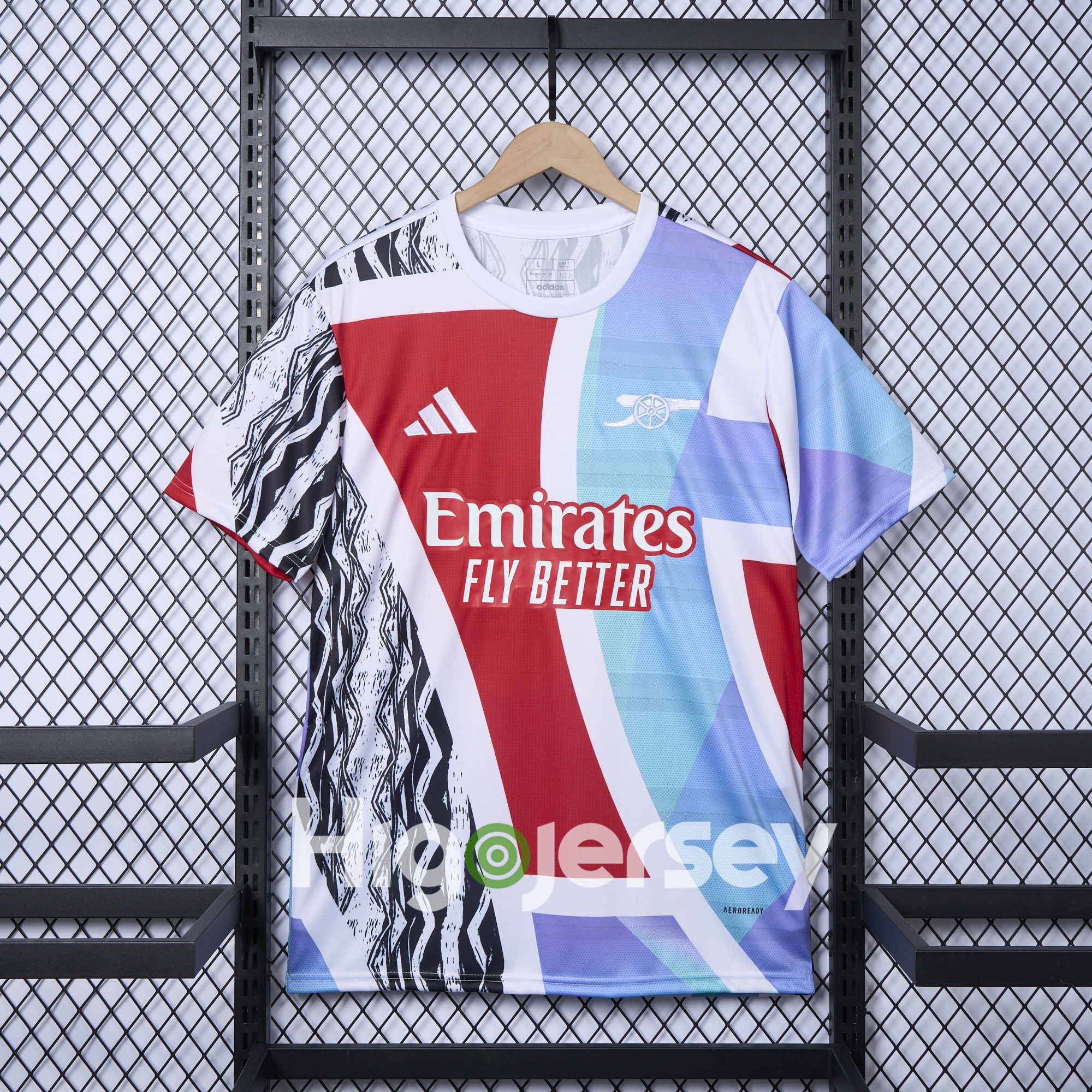 Higojerseys-Arsenal 24-25 Pre-Match Training Jersey - Fans Version