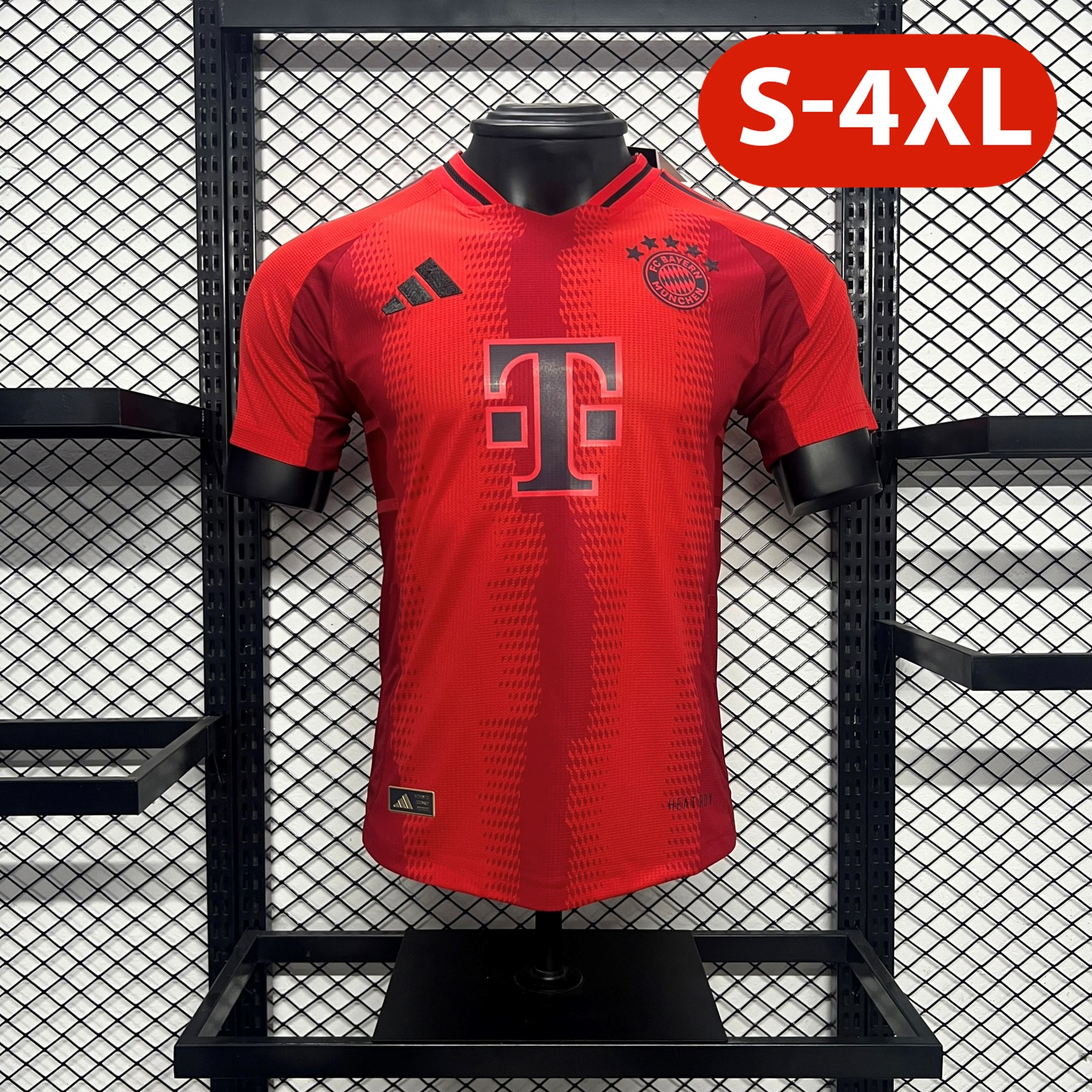 ManixJersey.com | Bayern Munich 24-25 Home Stadium Jersey - Player Version -Customize Name, Number and Patch | Worldwide Shipping