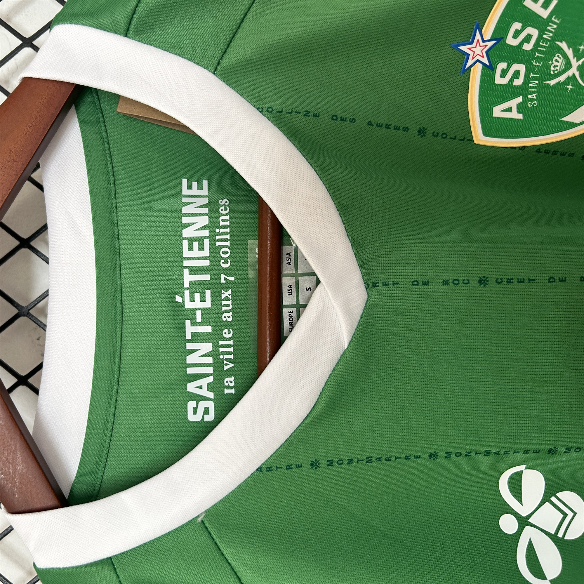 unitedfutballjersey-Saint-Étienne 24-25 Home Jersey - Fans Version