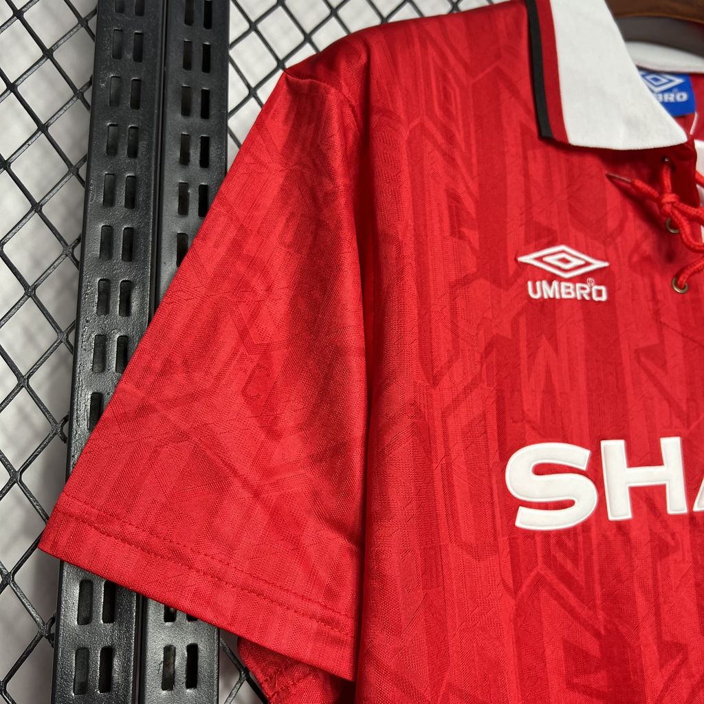 unitedfutballjersey-Retro Manchester United 92-94 Home Jersey