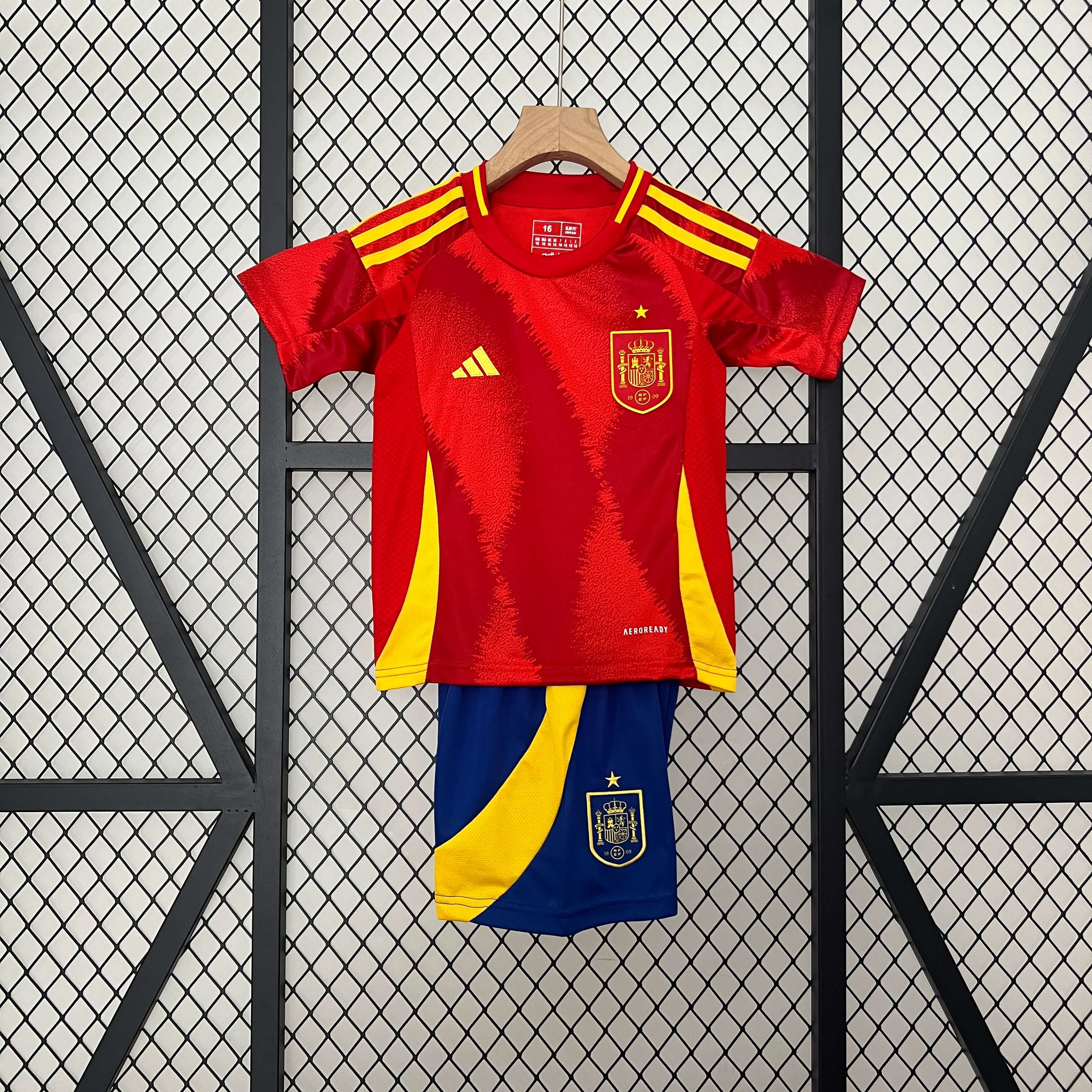 SIUjerseys-Spain 2024 Home Stadium Kids Kit