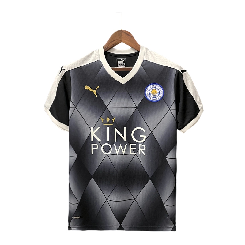 ManixJersey.com | Retro Leicester City 2015-16 Away Jersey -Customize Name, Number and Patch | Worldwide Shipping