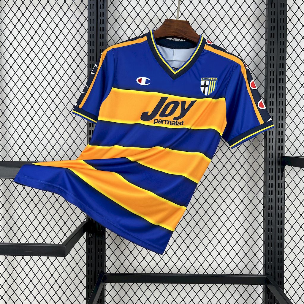 SIUjerseys-Retro Parma 2001-02 Home Jersey - Fans Version