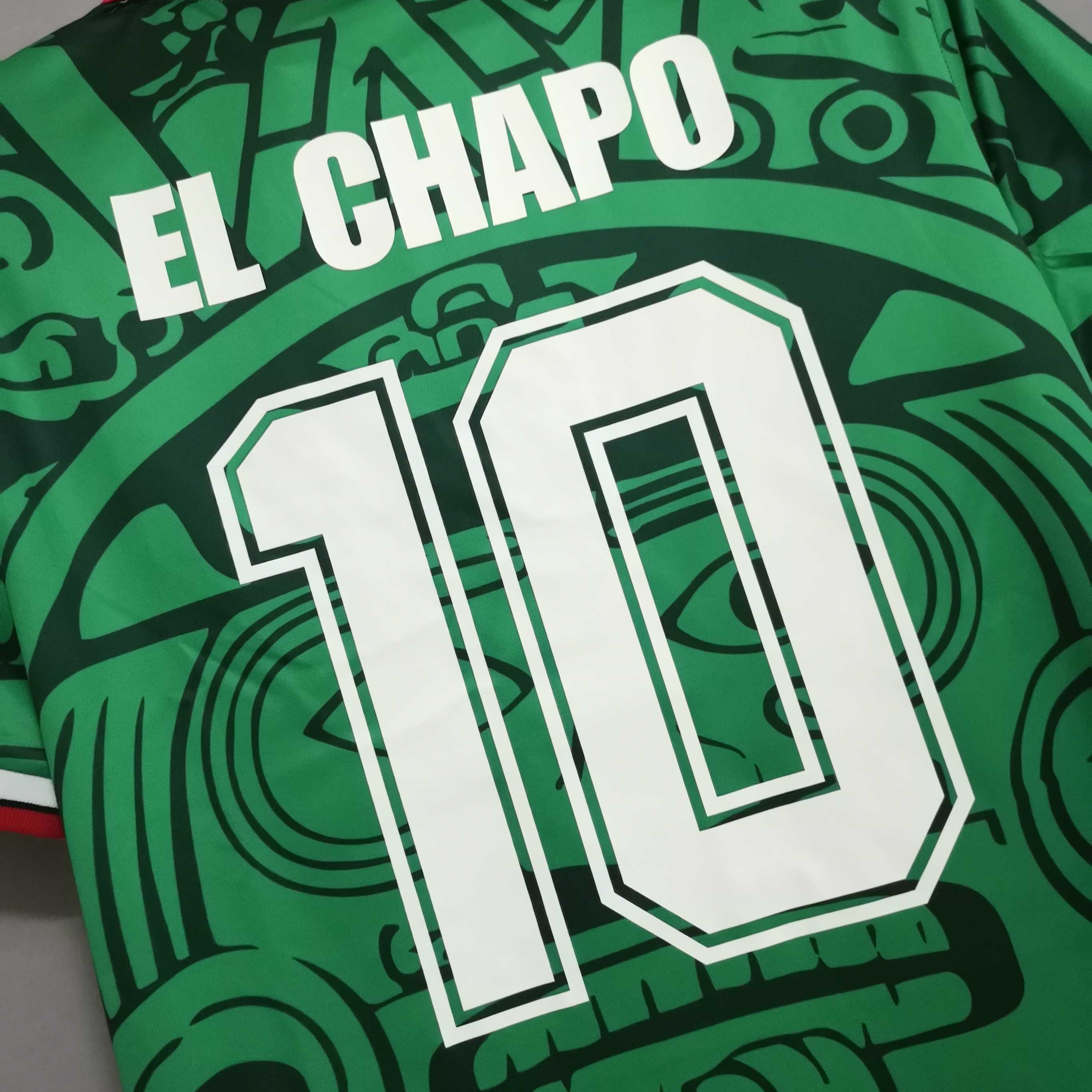 SIUjerseys-Retro Mexico 1998 Home Jersey