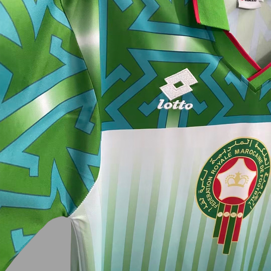 SIUjerseys-Retro Morocco 1994 Away Jersey
