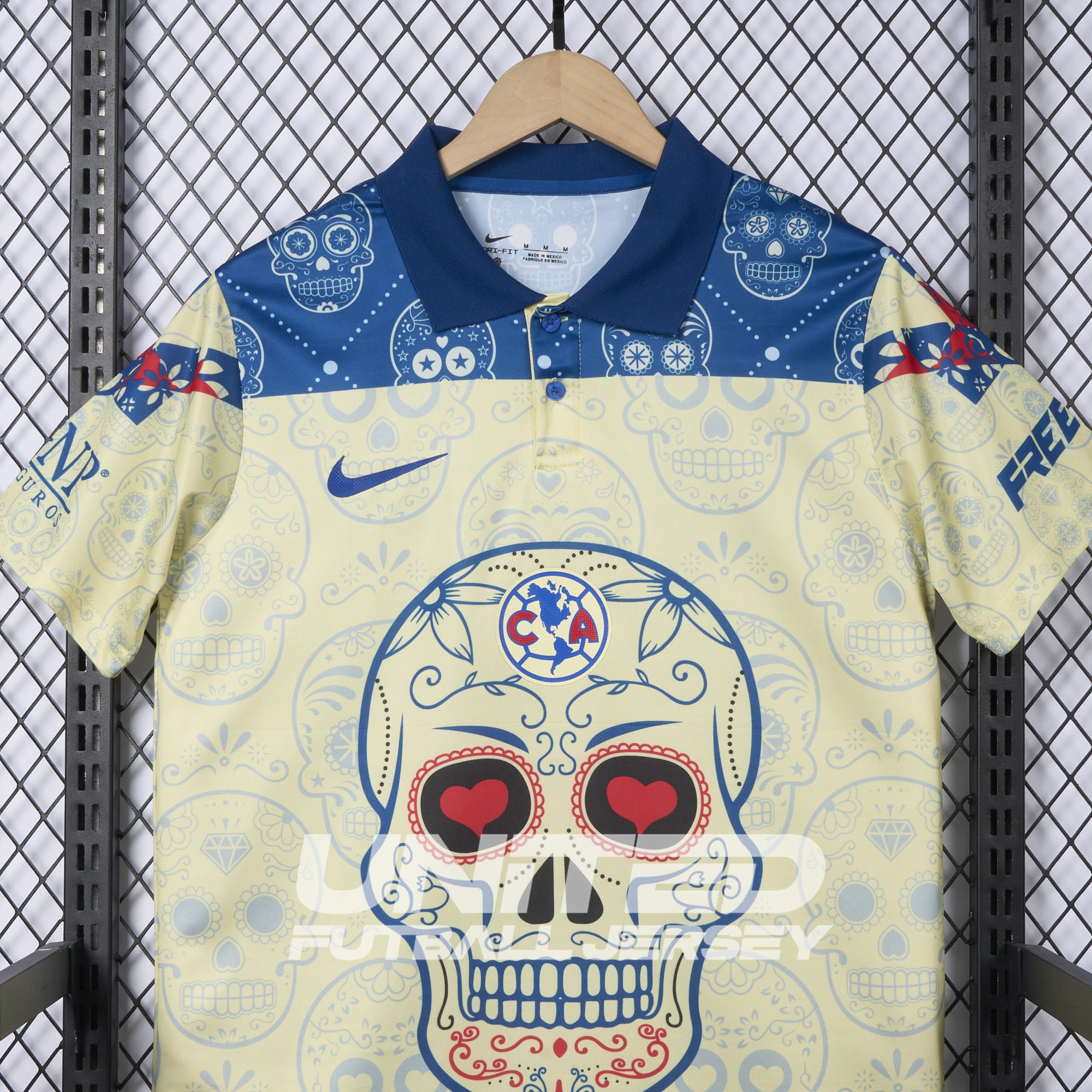 unitedfutballjersey-Club América 24-25 Day of the Dead Special Edition Jersey - Fans Version
