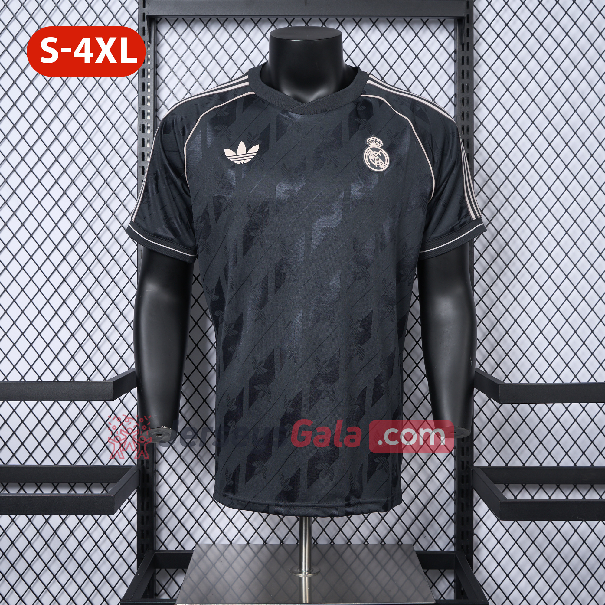 JerseysGala.com | Real Madrid 24-25 Originals LFSTLR Jersey Charcoal - Player Version -Customize Name, Number and Patch | Worldwide Shipping