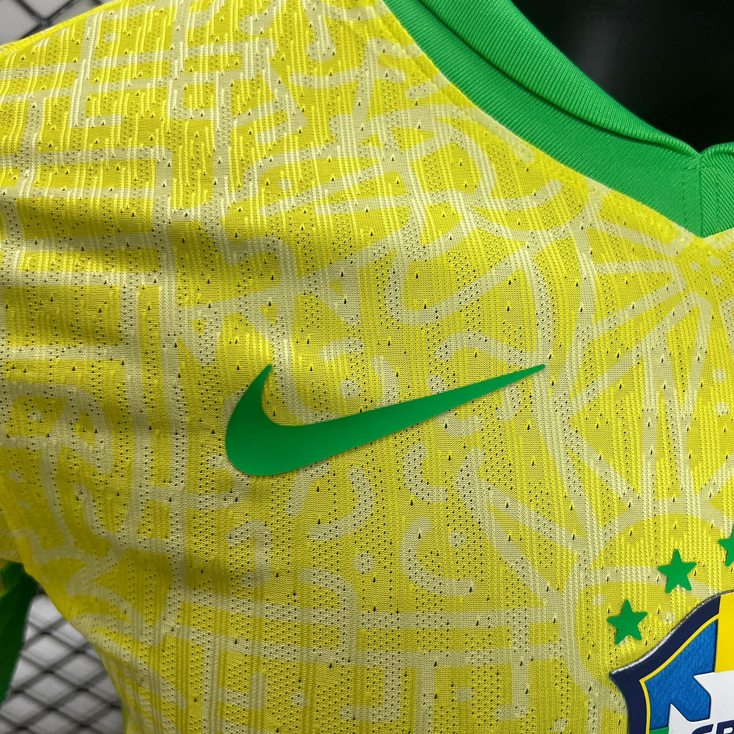 unitedfutballjersey-Brazil 2024 Home Stadium Jersey - Player Version