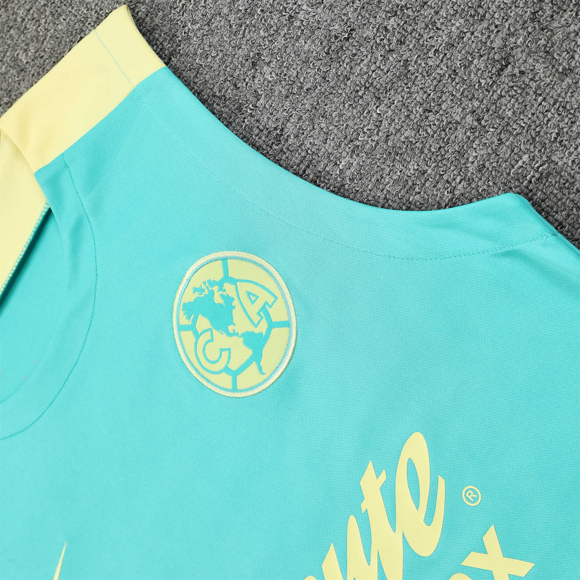 SIUjerseys-Club América 24-25 Vest Training Set - Light Green Vest & Grey Shorts