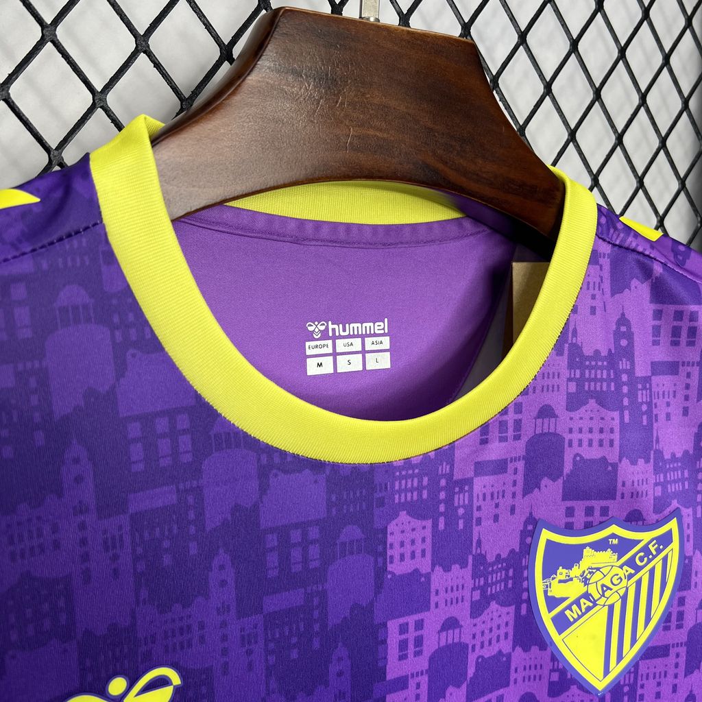 SIUjerseys-Malaga 24-25 Purple Pre-Match Jersey - Fans Version