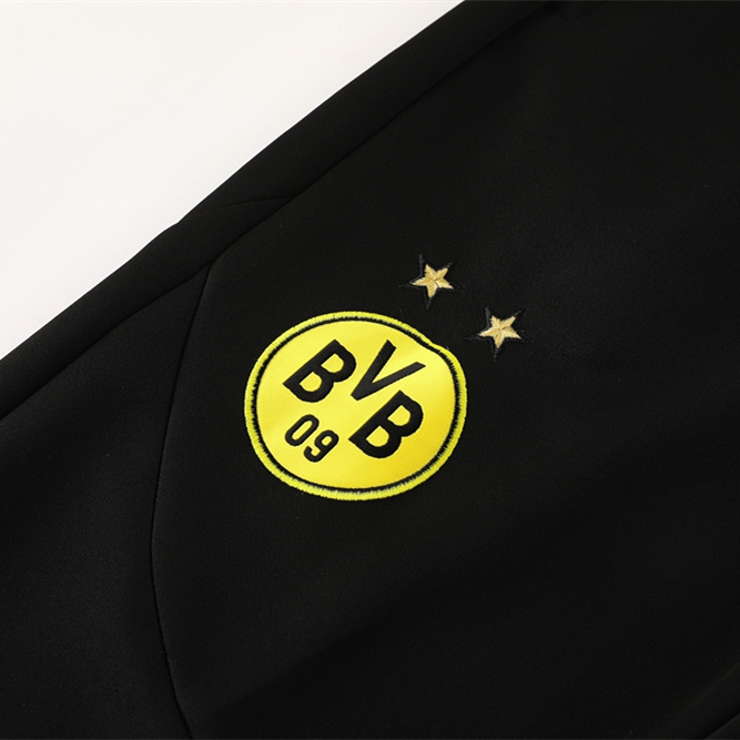 SIUjerseys-Dortmund 24-25 Jacket Training Tracksuit - Black and Yellow