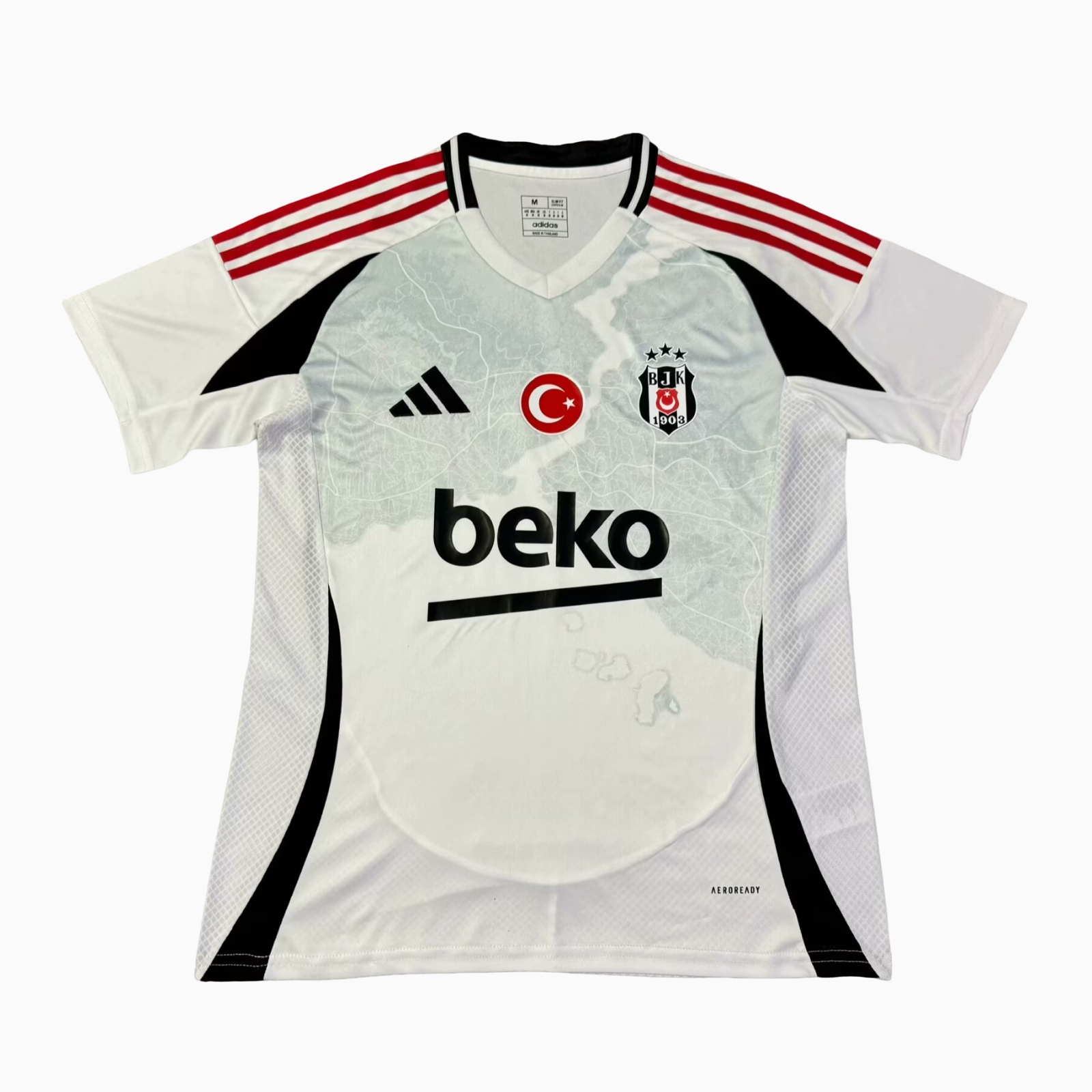 unitedfutballjersey-Besiktas 24-25 Home Jersey - Fans Version