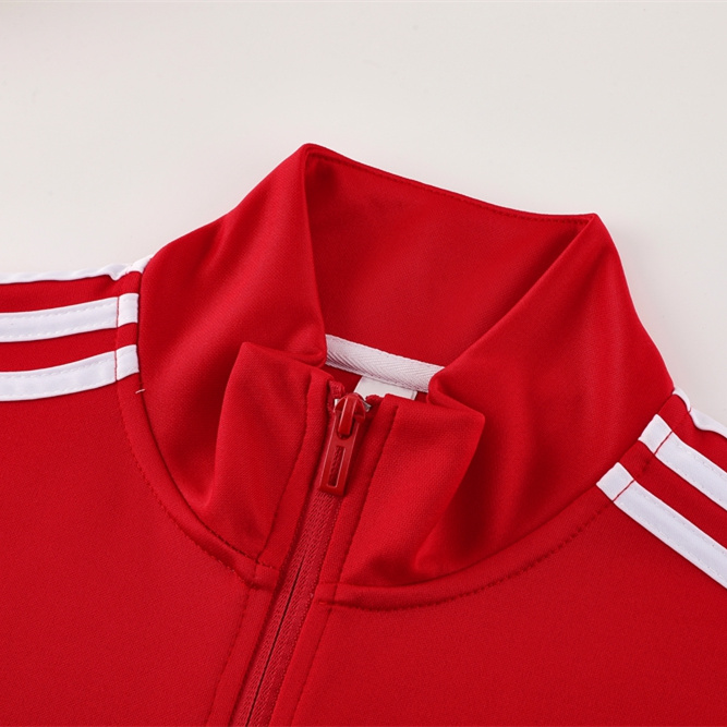 SIUjerseys-Manchester United 24-25 Jacket Training Tracksuit - Red Top and Black Pants