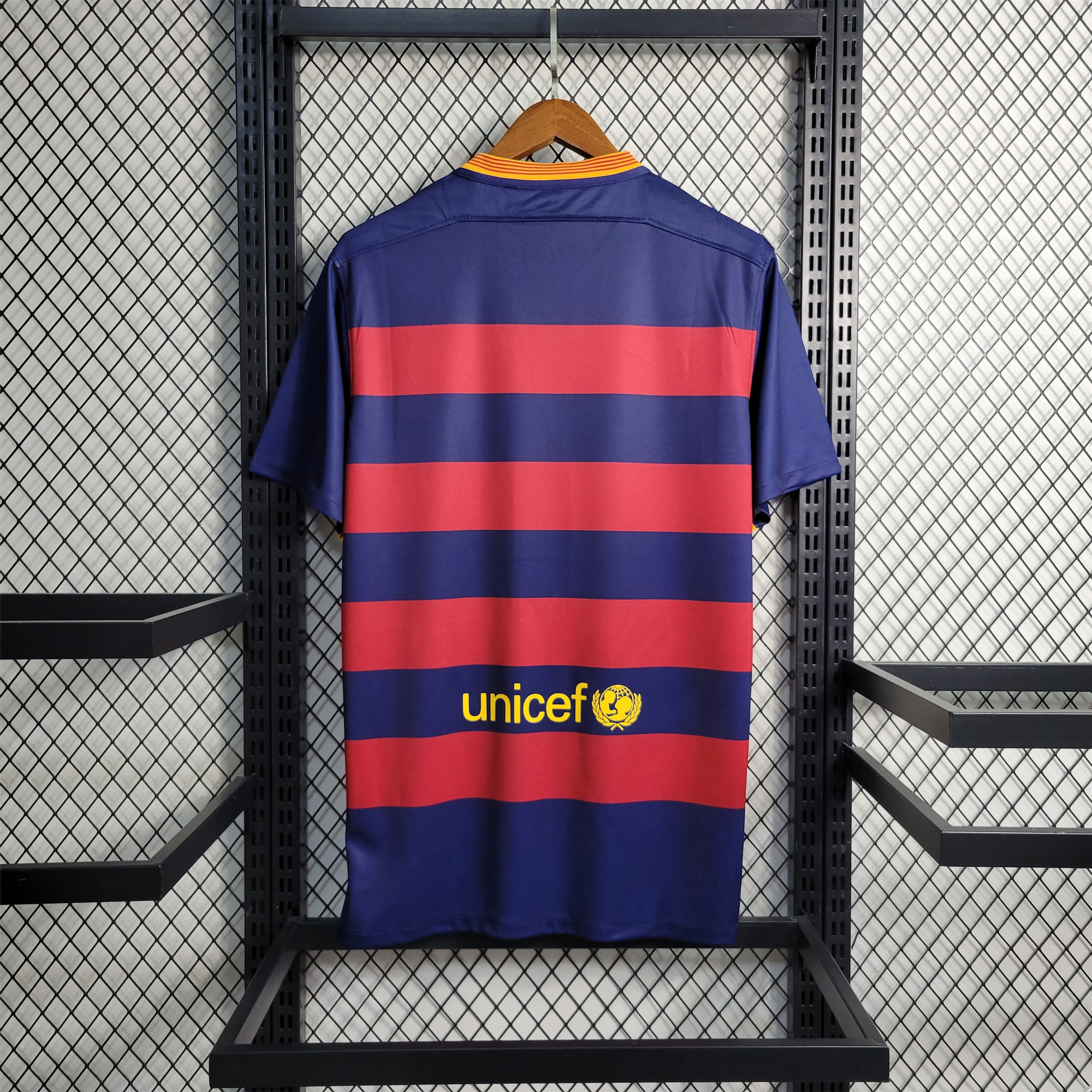 SIUjerseys-Retro Barcelona 15-16 Home Stadium Jersey