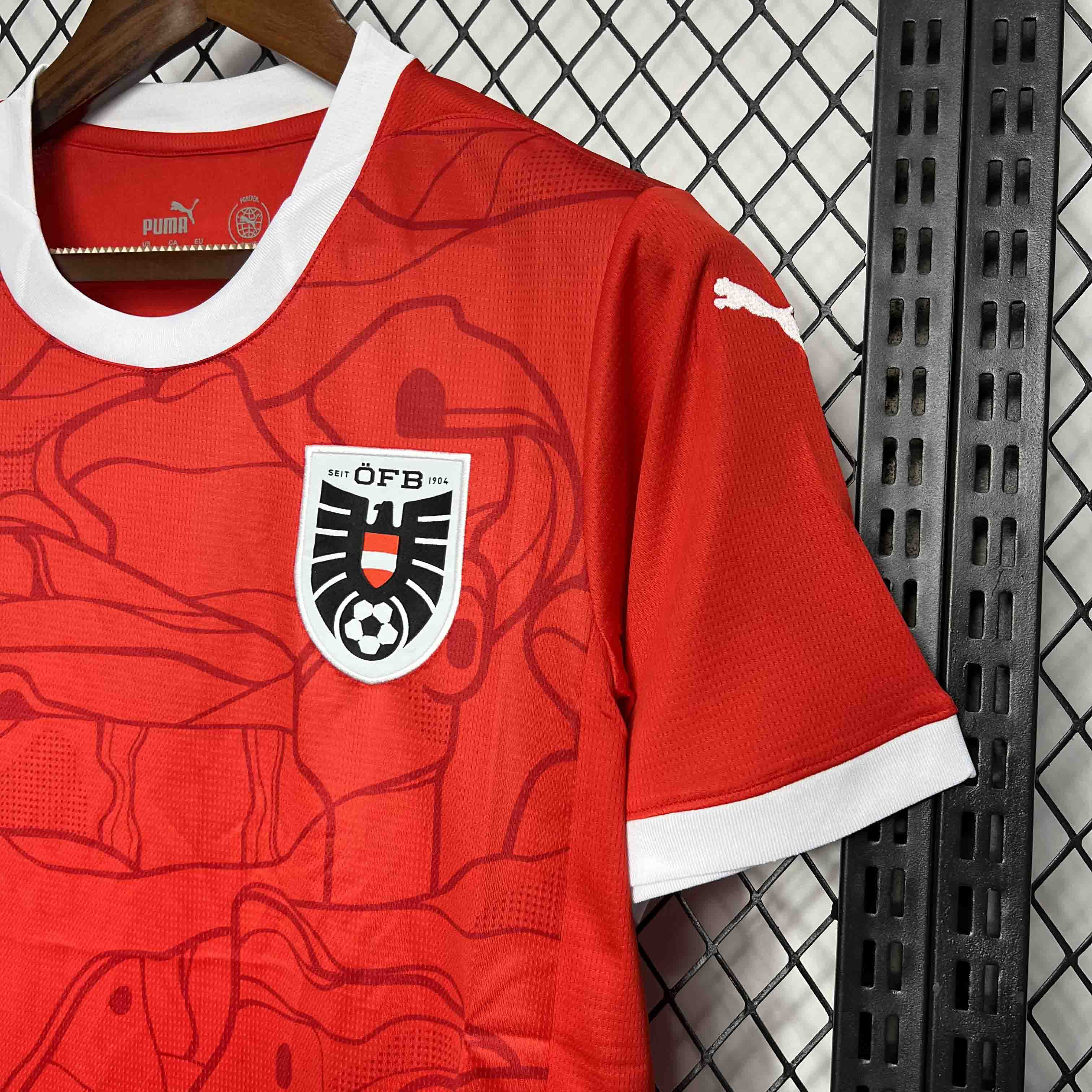 SIUjerseys-Austria 2024 Home Stadium Jersey - Fans Version