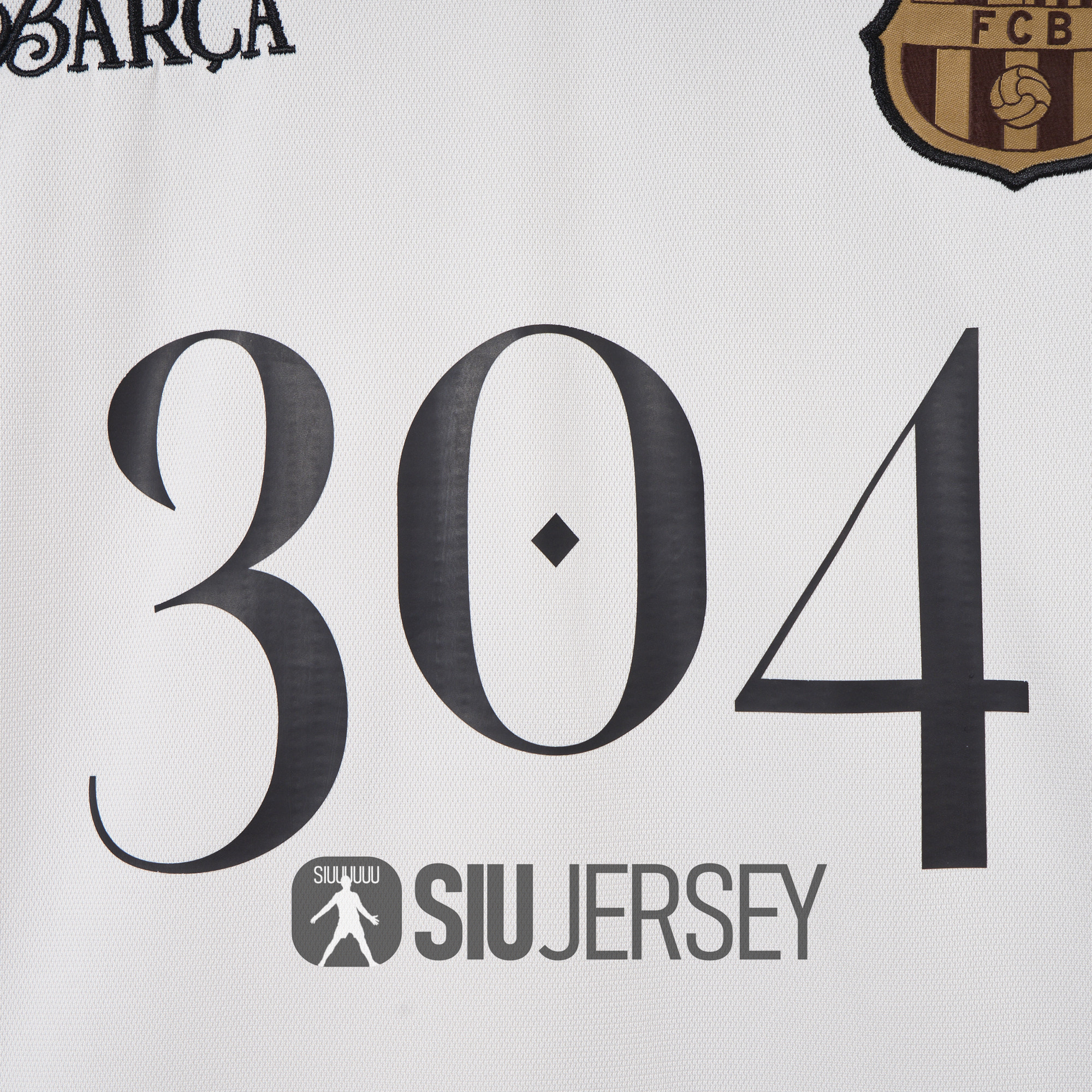 SIUjerseys-Barcelona 24-25 Yamal Anniversary White Jersey - Fans Version