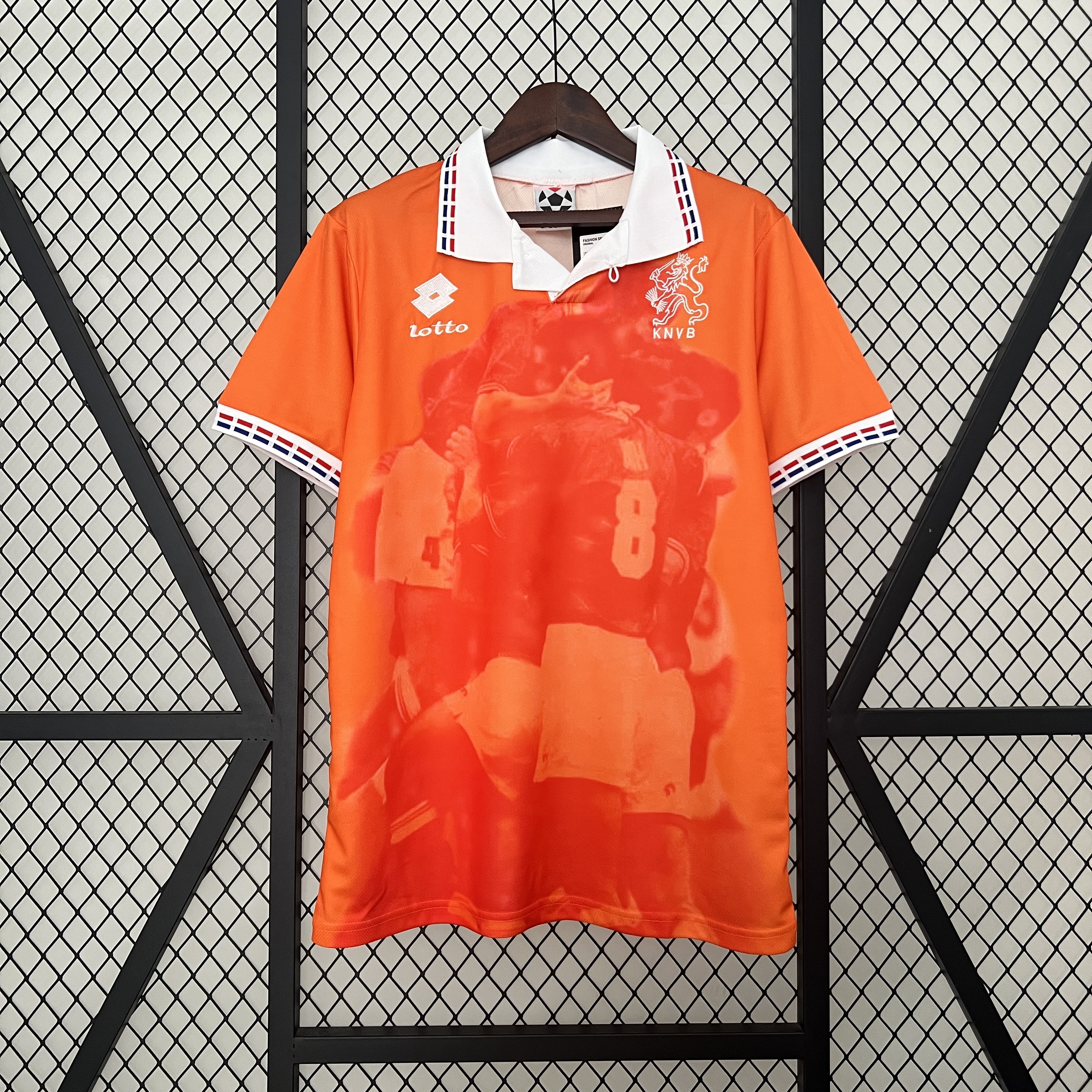 SIUjerseys-Retro Netherlands 1996 Home Jersey