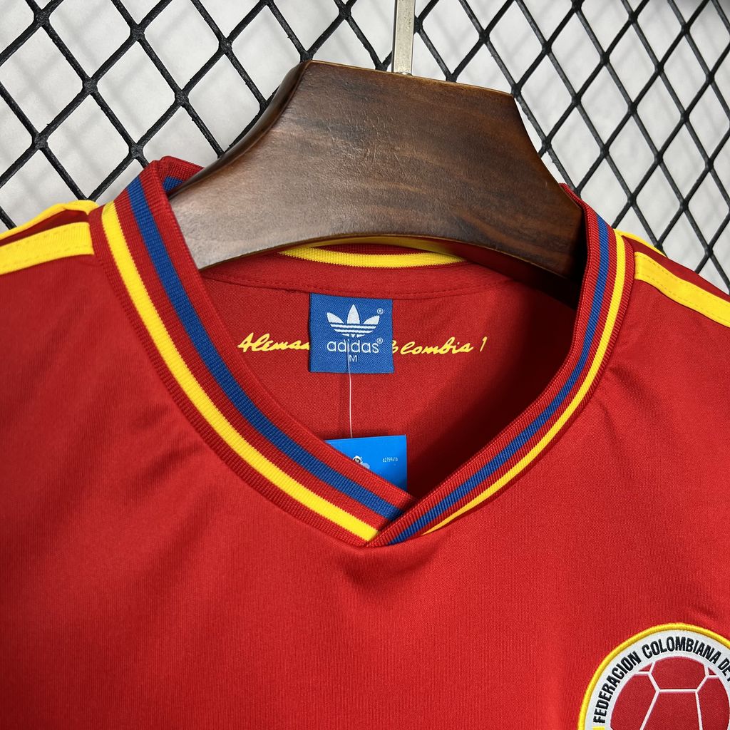 unitedfutballjersey-Retro Colombia 1990 Away Jersey