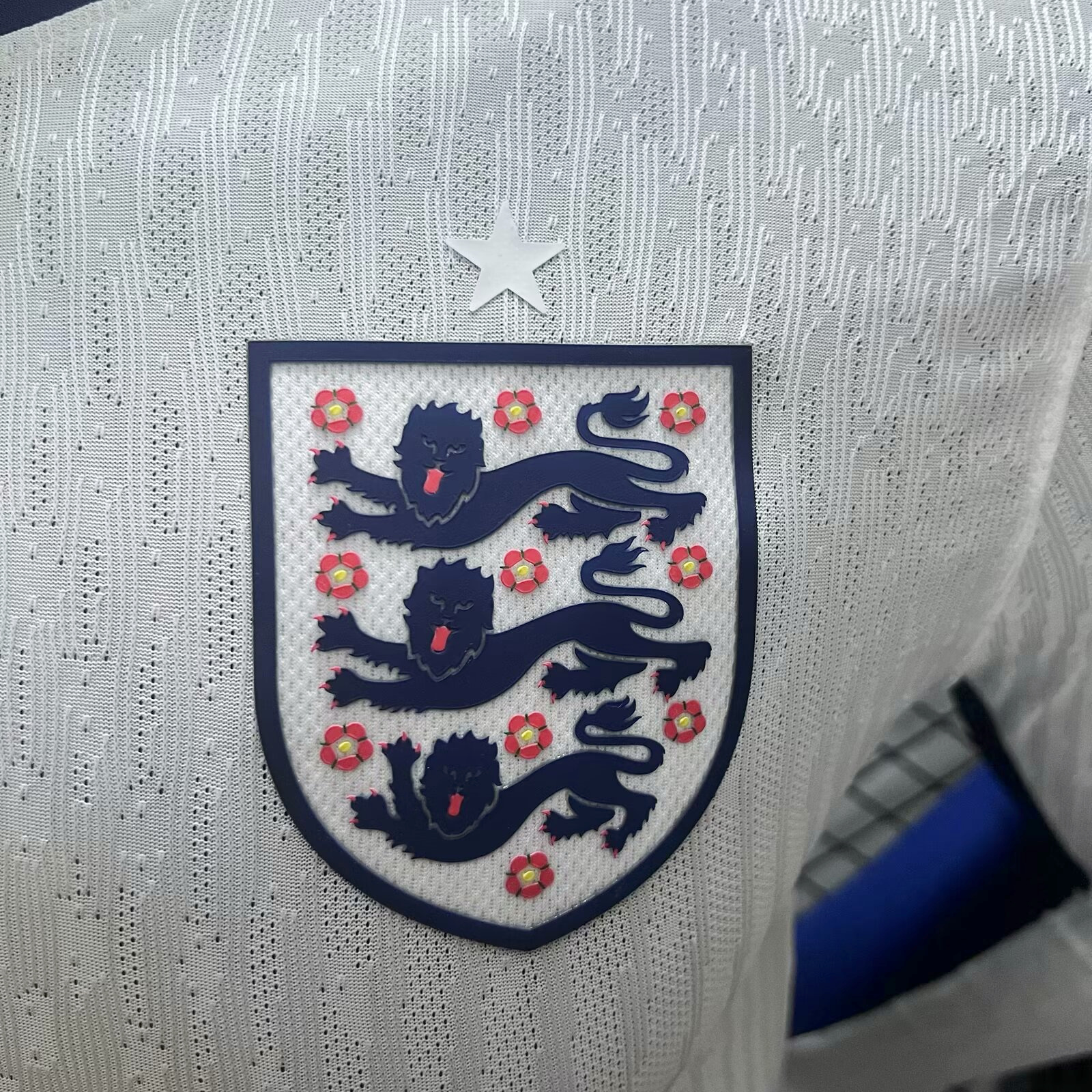 SIUjerseys-England 2024 Home Stadium Long Sleeve Jersey - Player Version