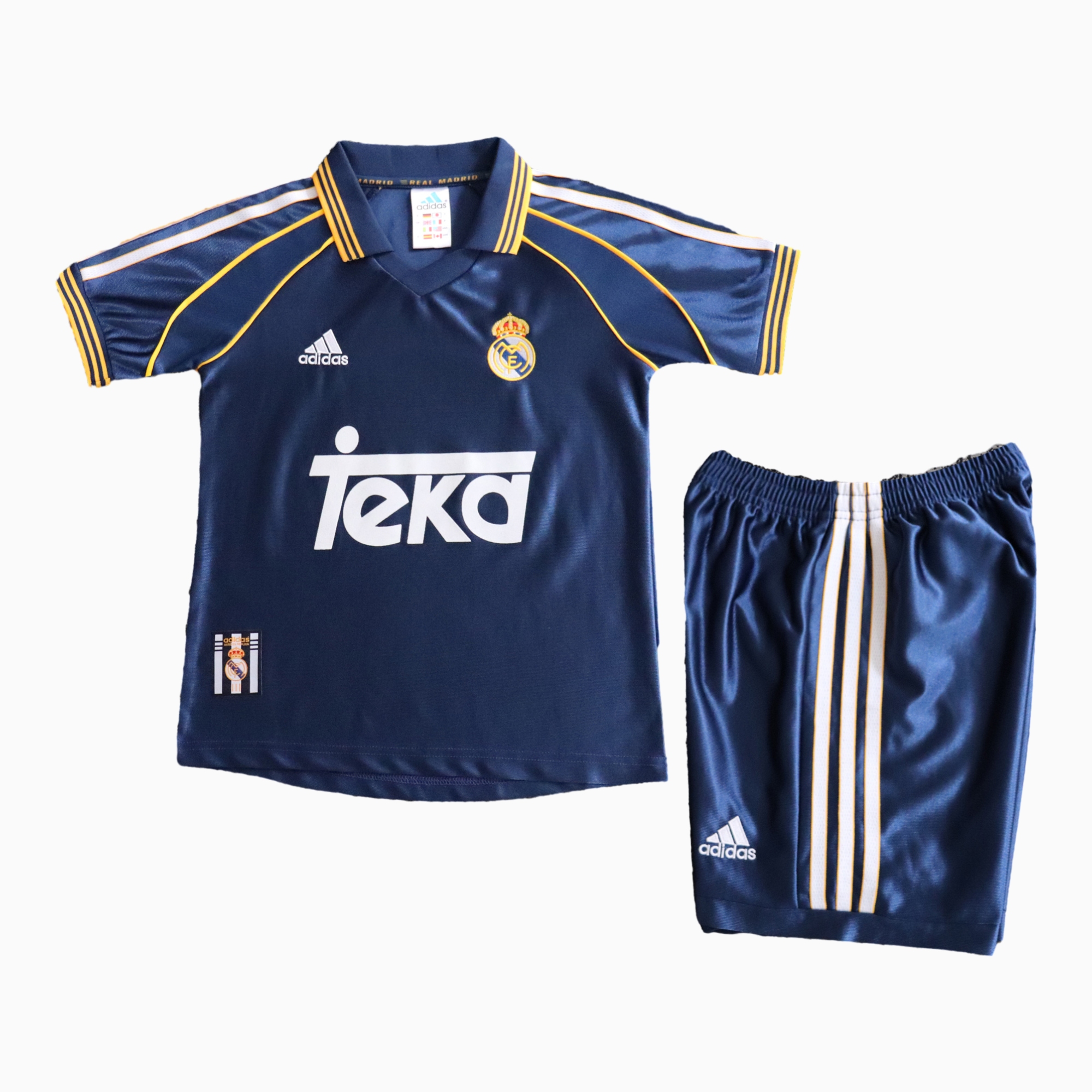 unitedfutballjersey-Retro Real Madrid 1998-00 Third Kids Kit