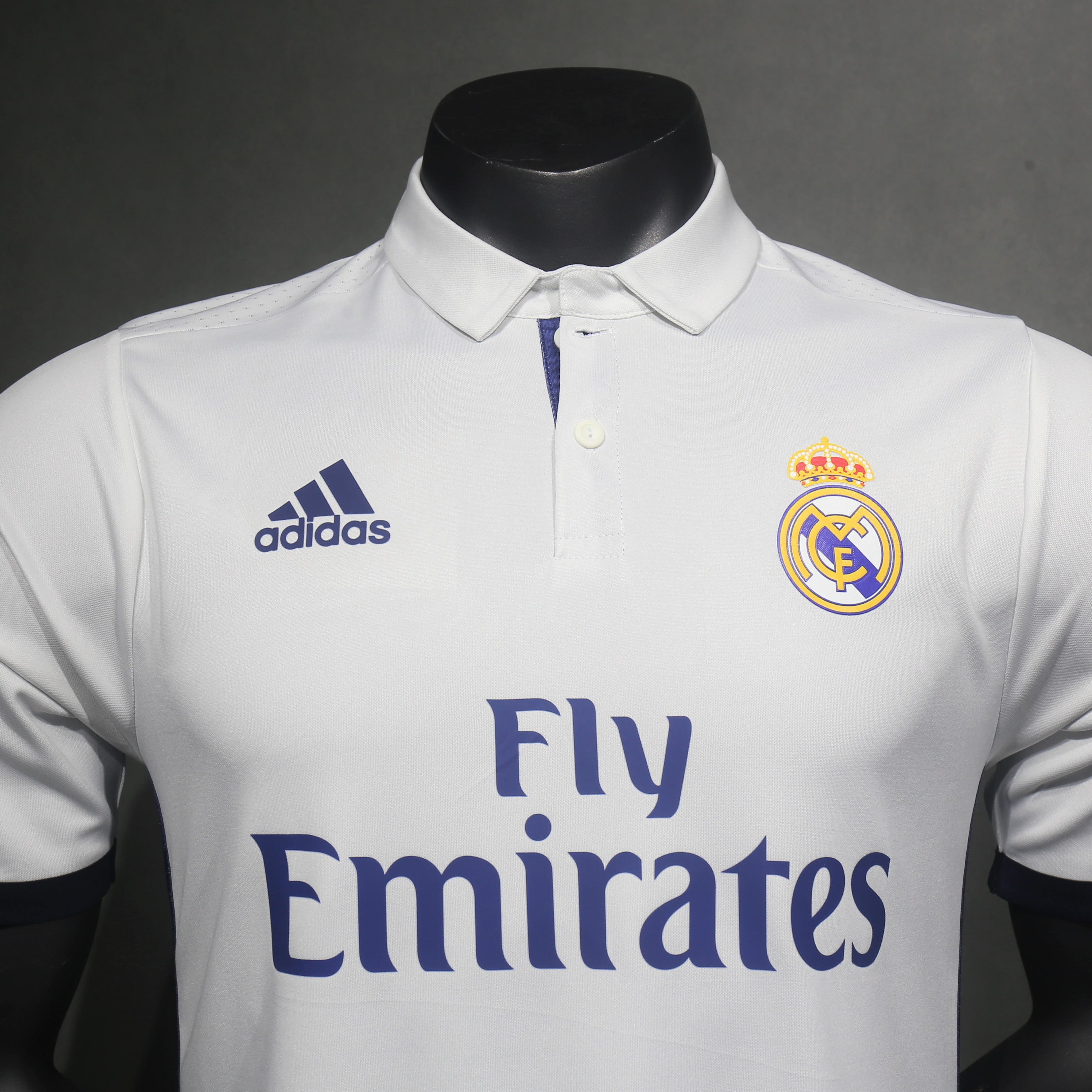 SIUjerseys-Retro Real Madrid 16-17 Home Jersey - Player Version