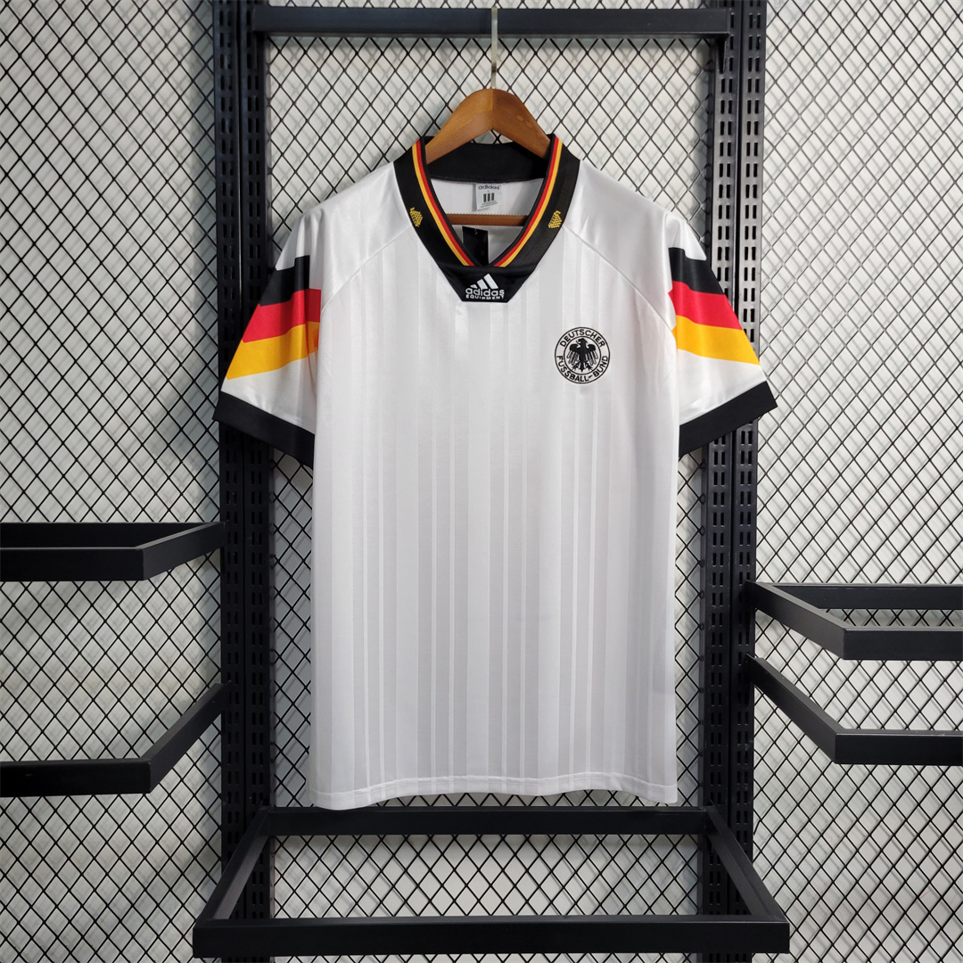 SIUjerseys-Retro Germany 1992 Home Stadium Jersey