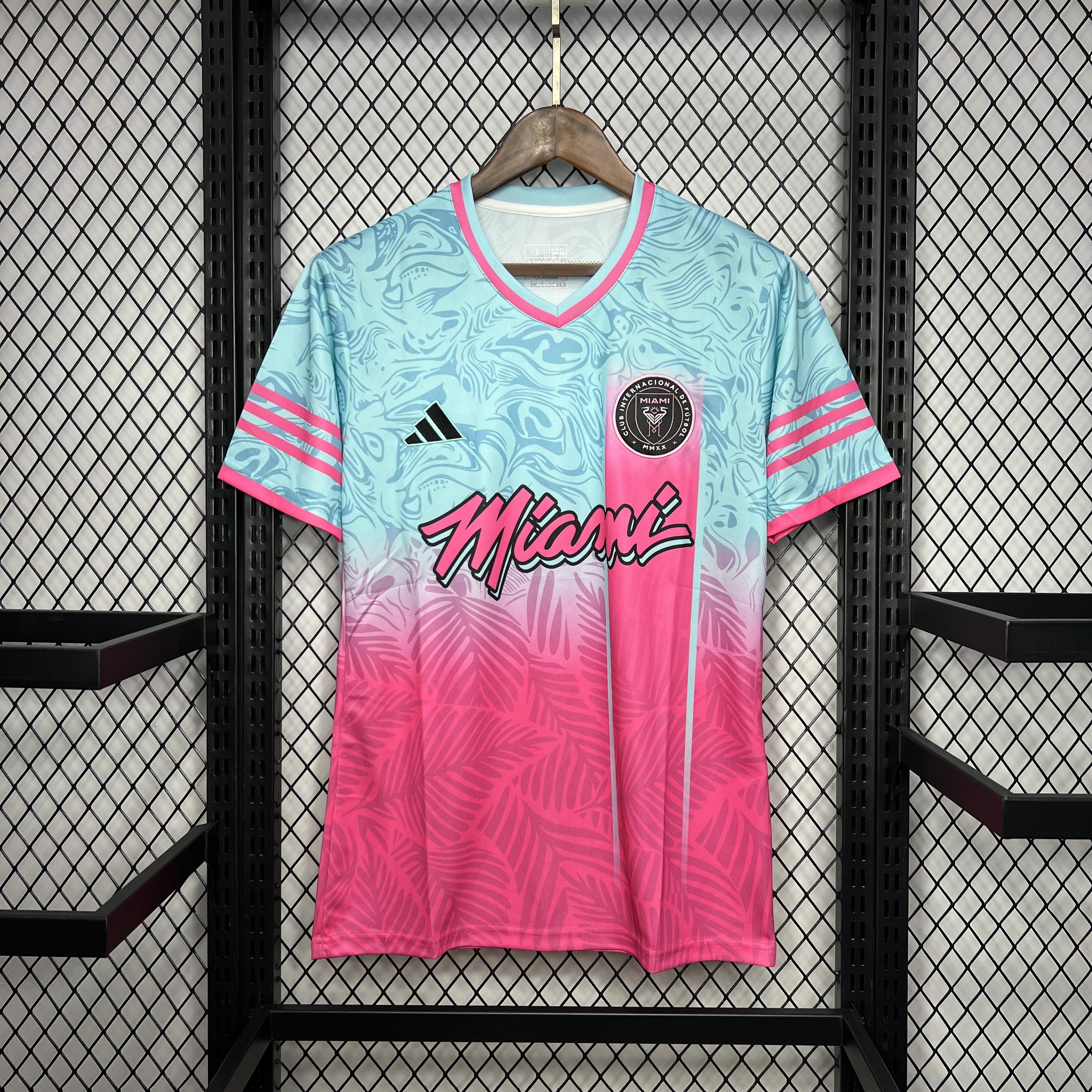 JerseysGala.com | INT M.A.M 24-25 Pink & Green Special Edition Jersey - Fans Version -Customize Name, Number and Patch | Worldwide Shipping
